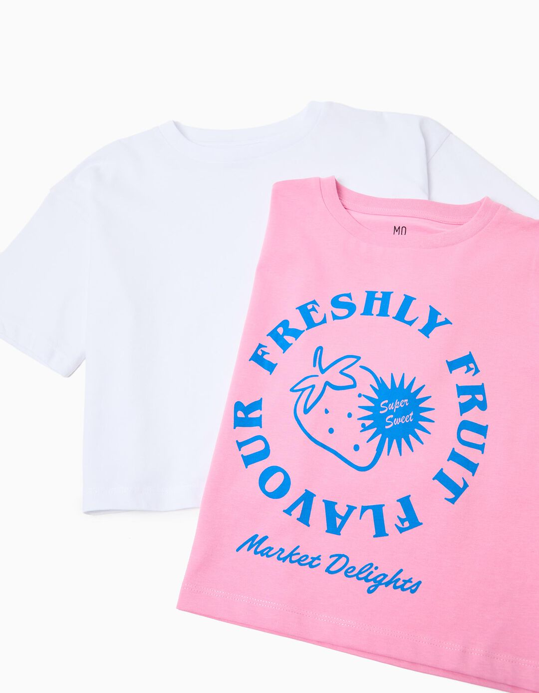 Pack 2 T-shirts, Menina, Rosa