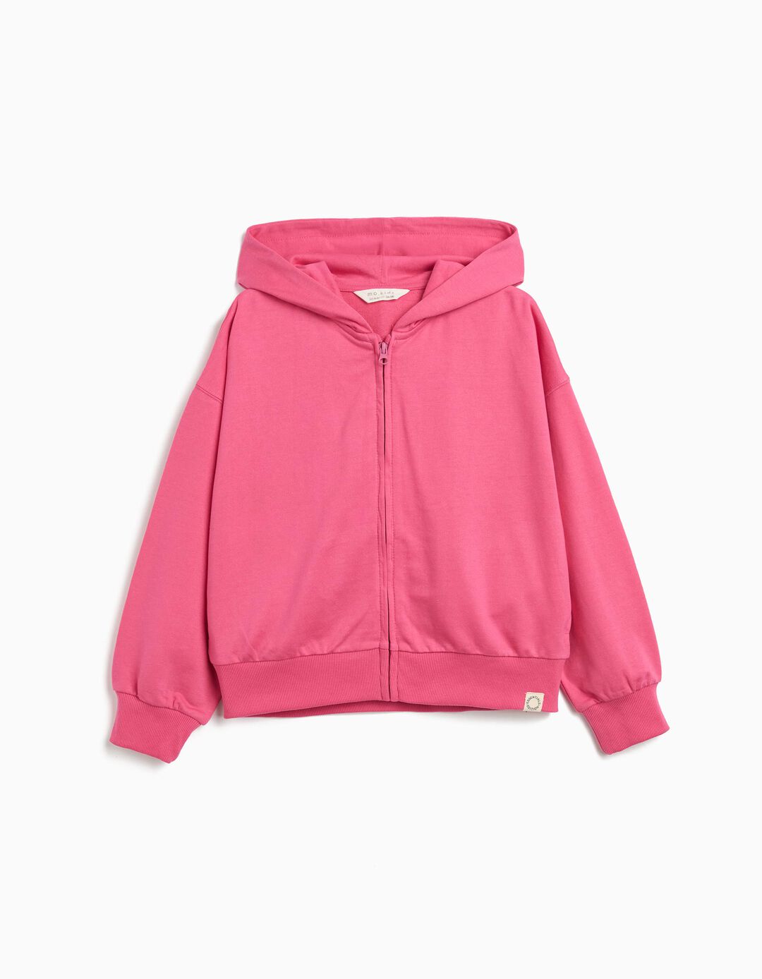 Casaco com Capuz, Menina, Rosa
