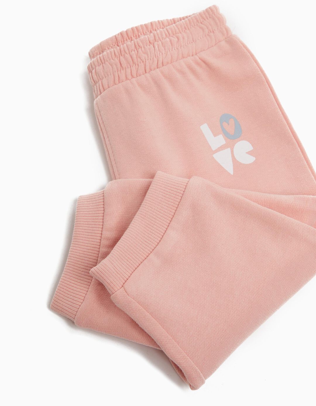 Calças de Jogging, Recém-nascido, Rosa Claro