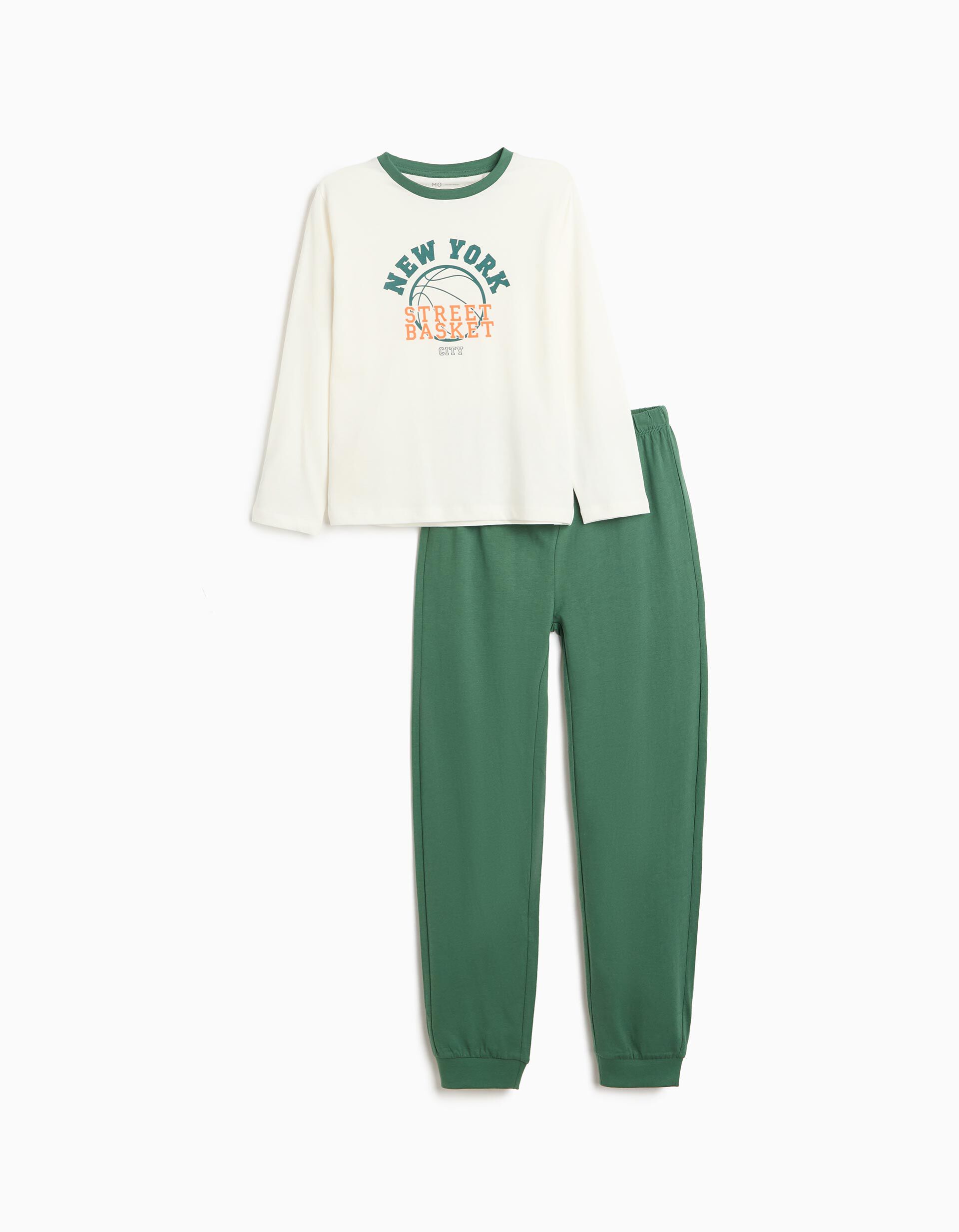 Comprar Online Pijama Jersey, Menino, Branco