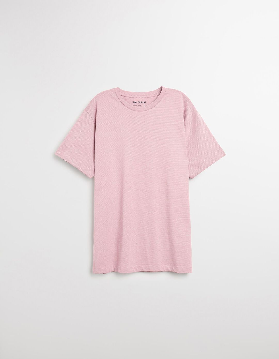 T-shirt Malha Jersey, Homem, Rosa Escuro 