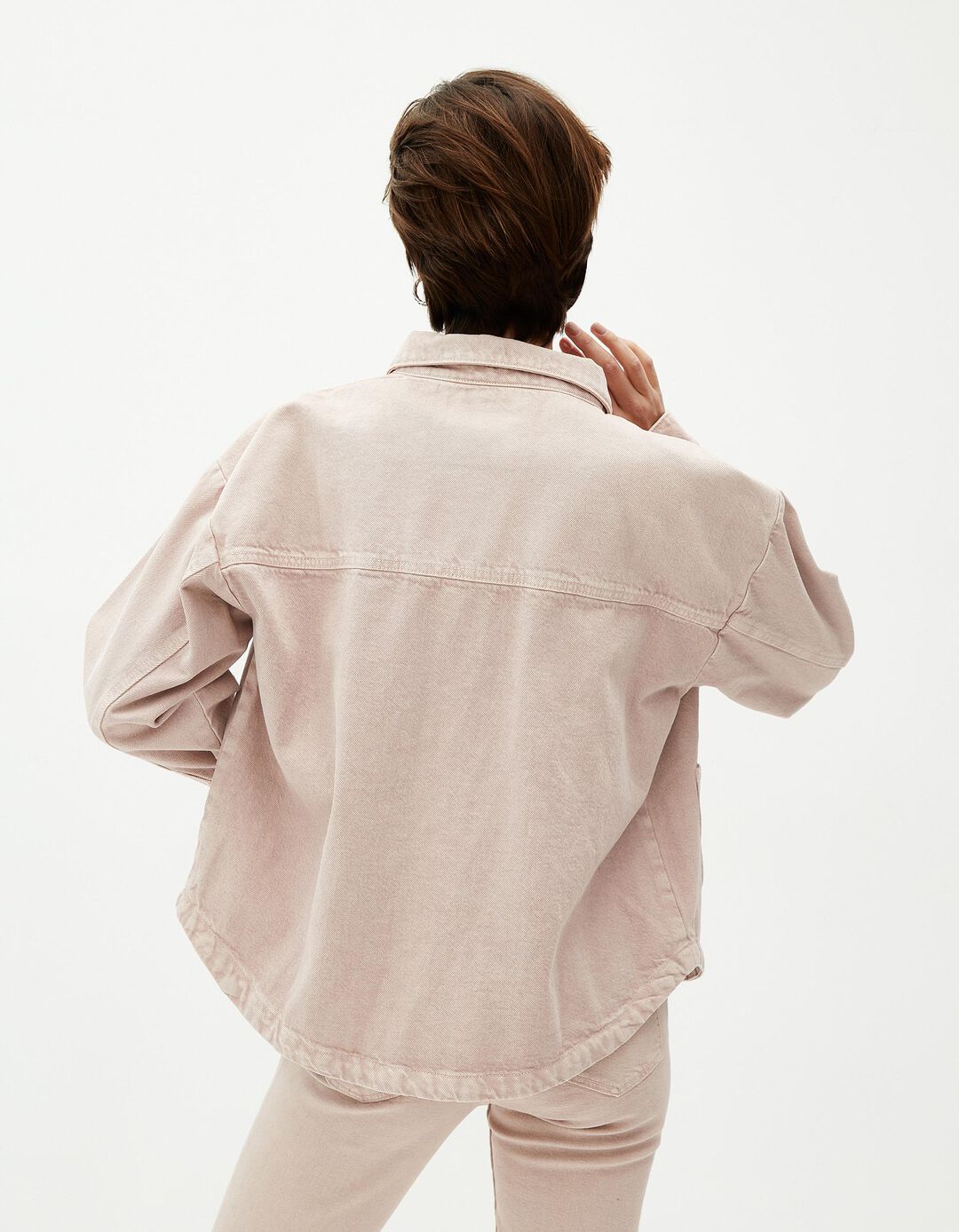 Sobrecamisa, Mulher, Rosa