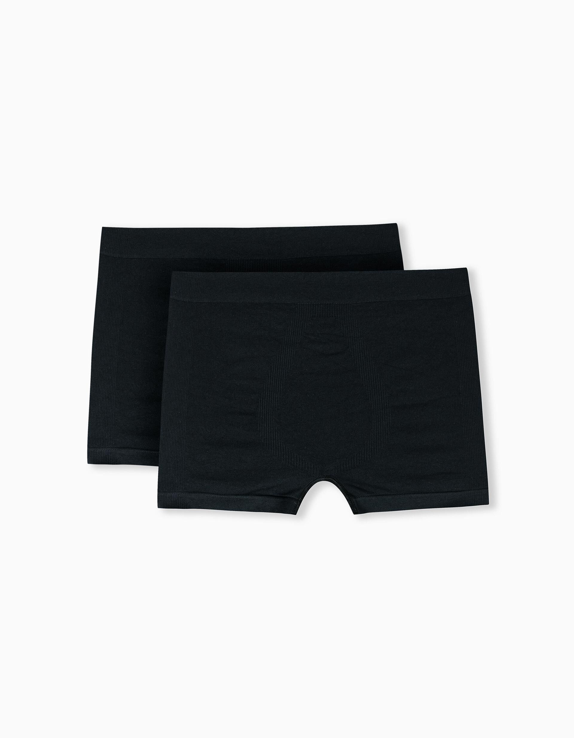 Comprar Online 2 Seamless Boxer Shorts for Men, Dark Blue