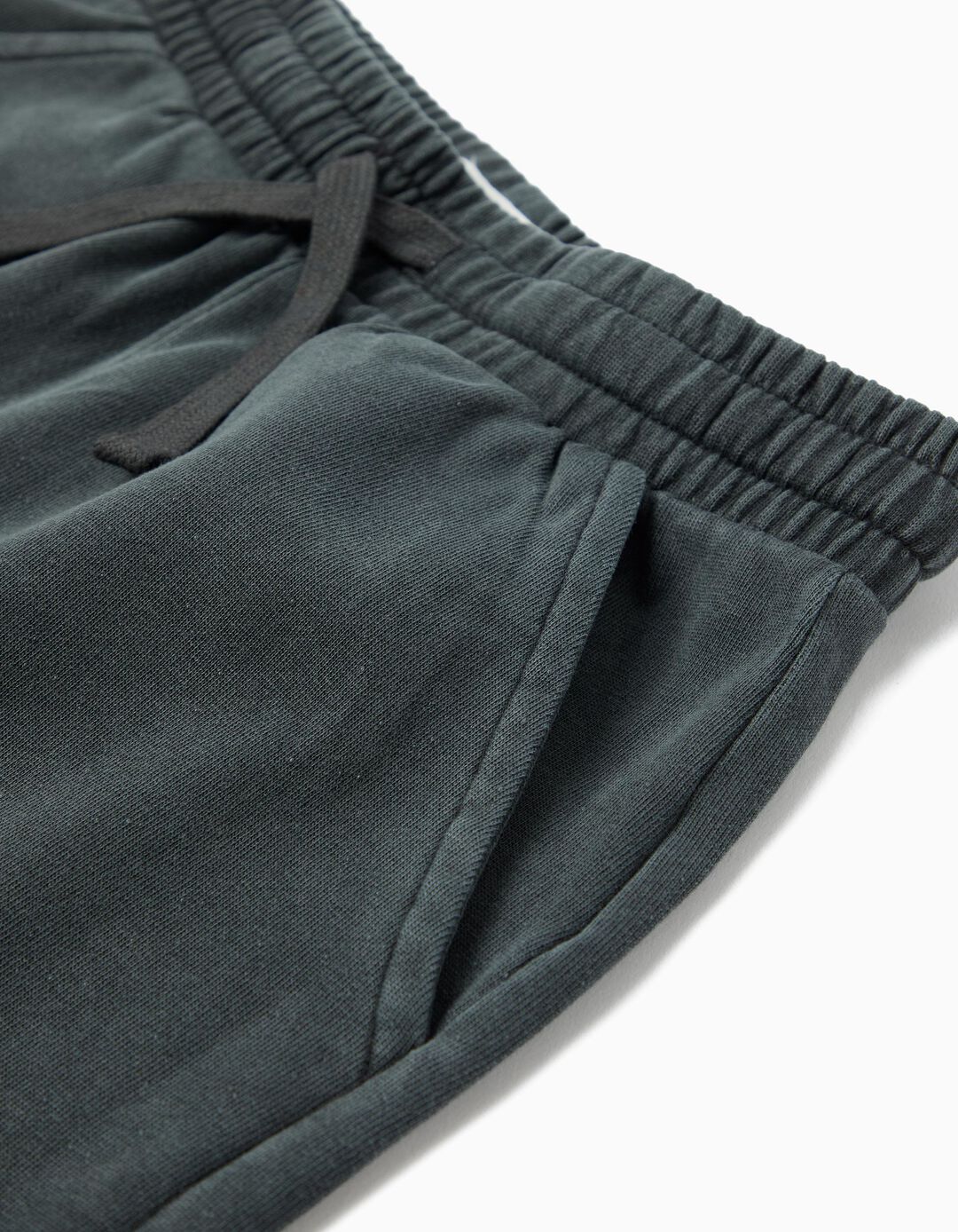 Cal&ccedil;&otilde;es de Felpa, Menino, Cinzento Escuro