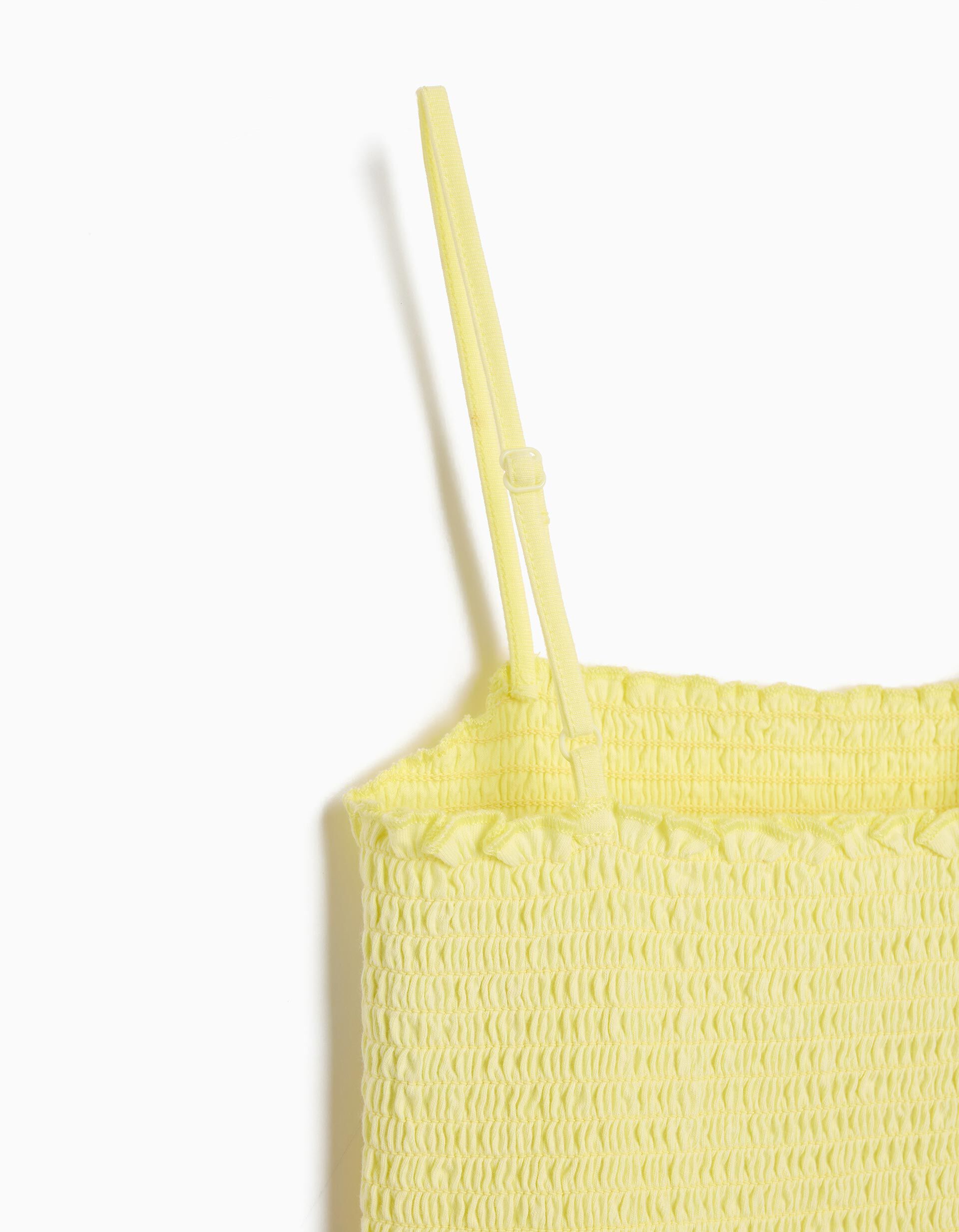 Comprar Online Top Franzido Smock, Menina, Amarelo