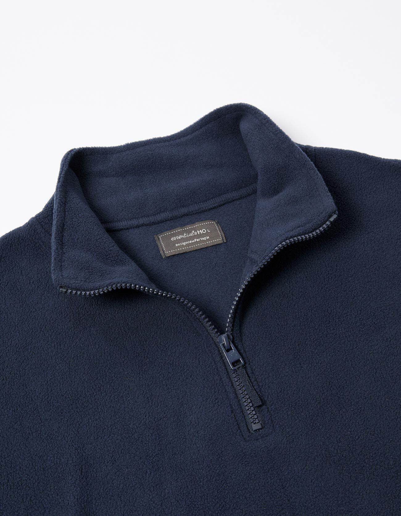 Comprar Online Camisola Polar com Fecho, Homem, Azul Escuro