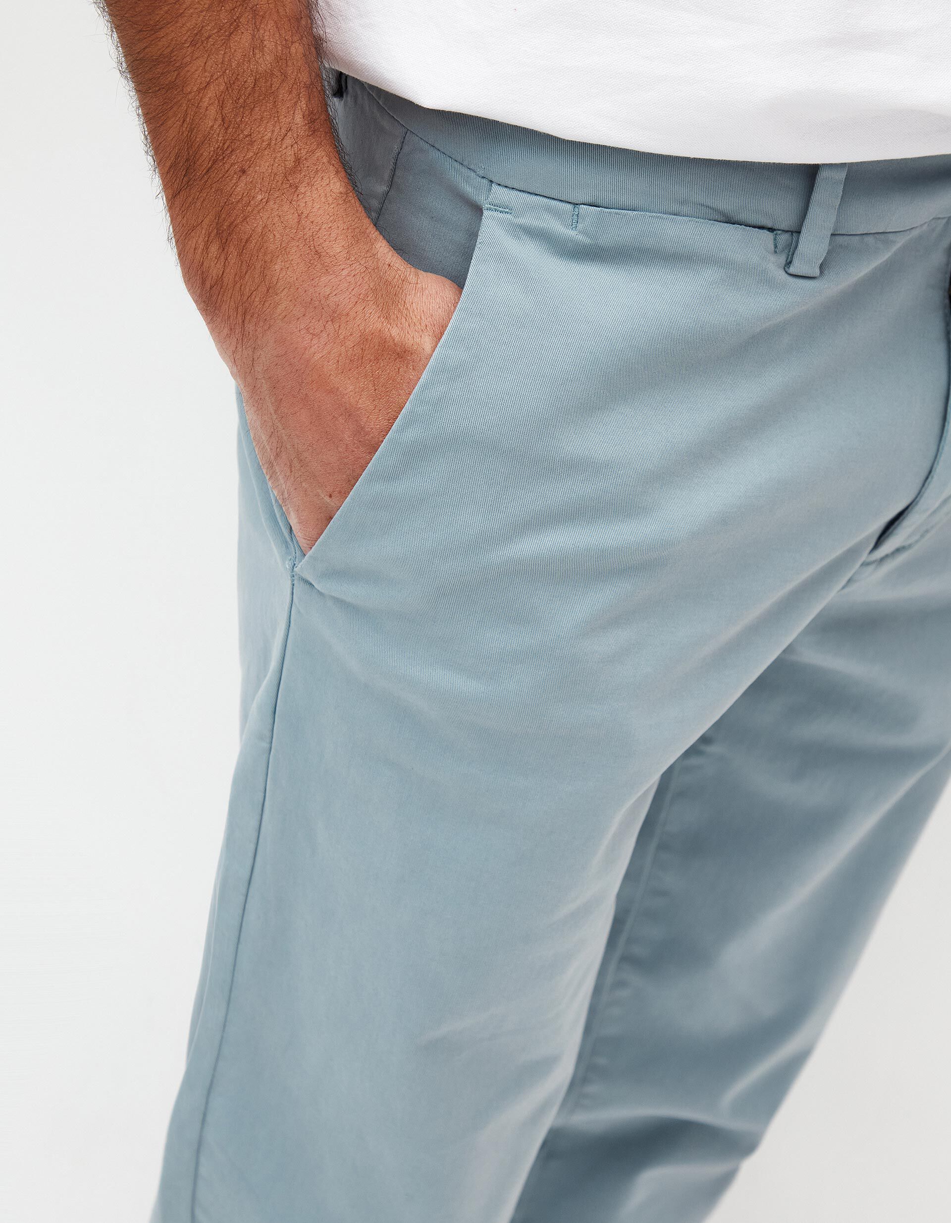 Comprar Online Cal&ccedil;as 'Slim fit', Homem, Cinzento