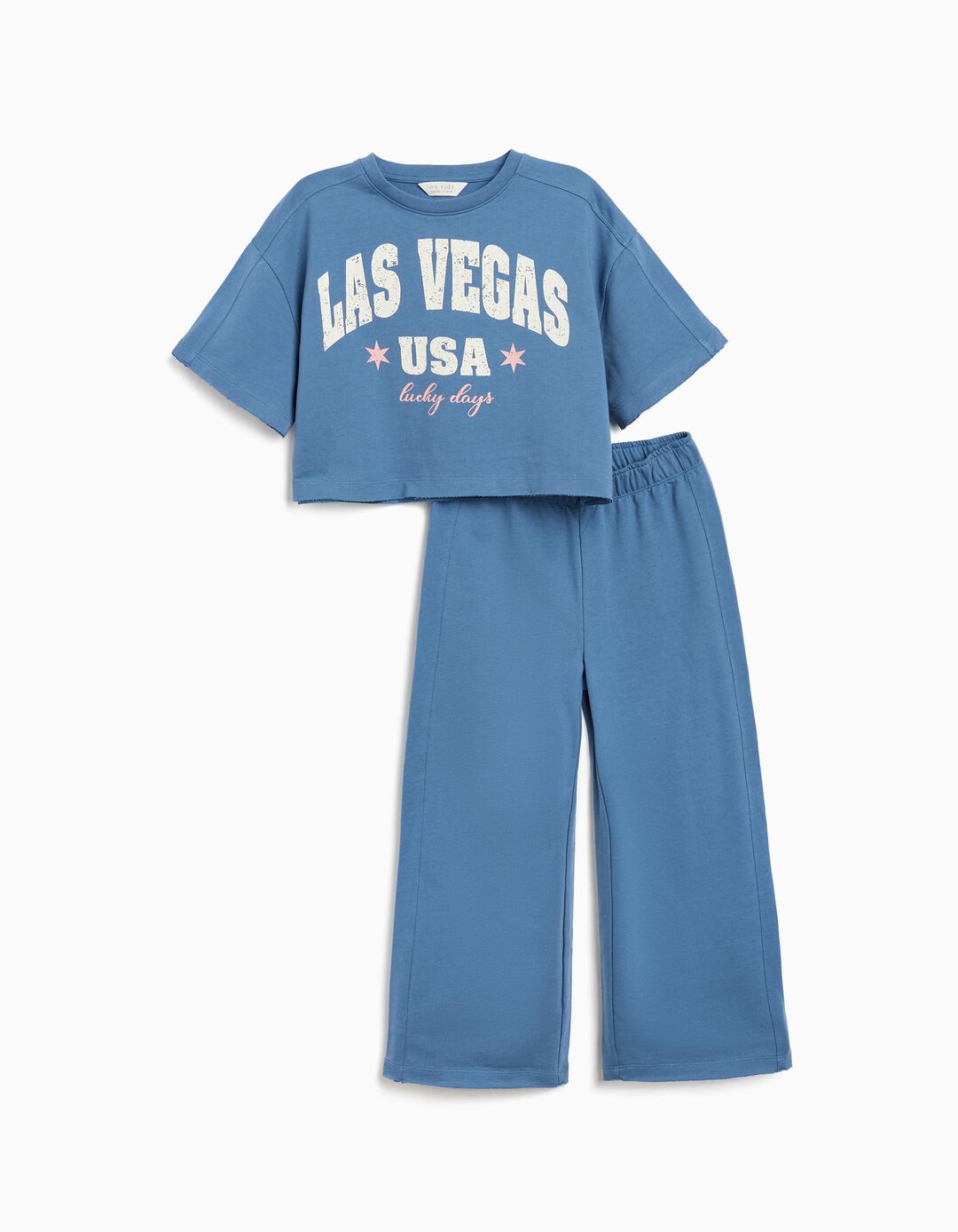 Conjunto de Jogging, Menina, Azul