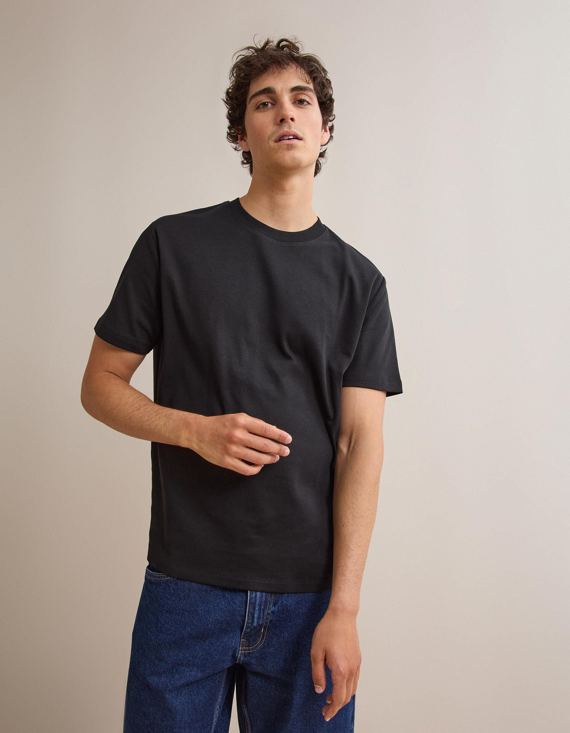 Comprar Online T-shirt Interlock, Homem, Preto