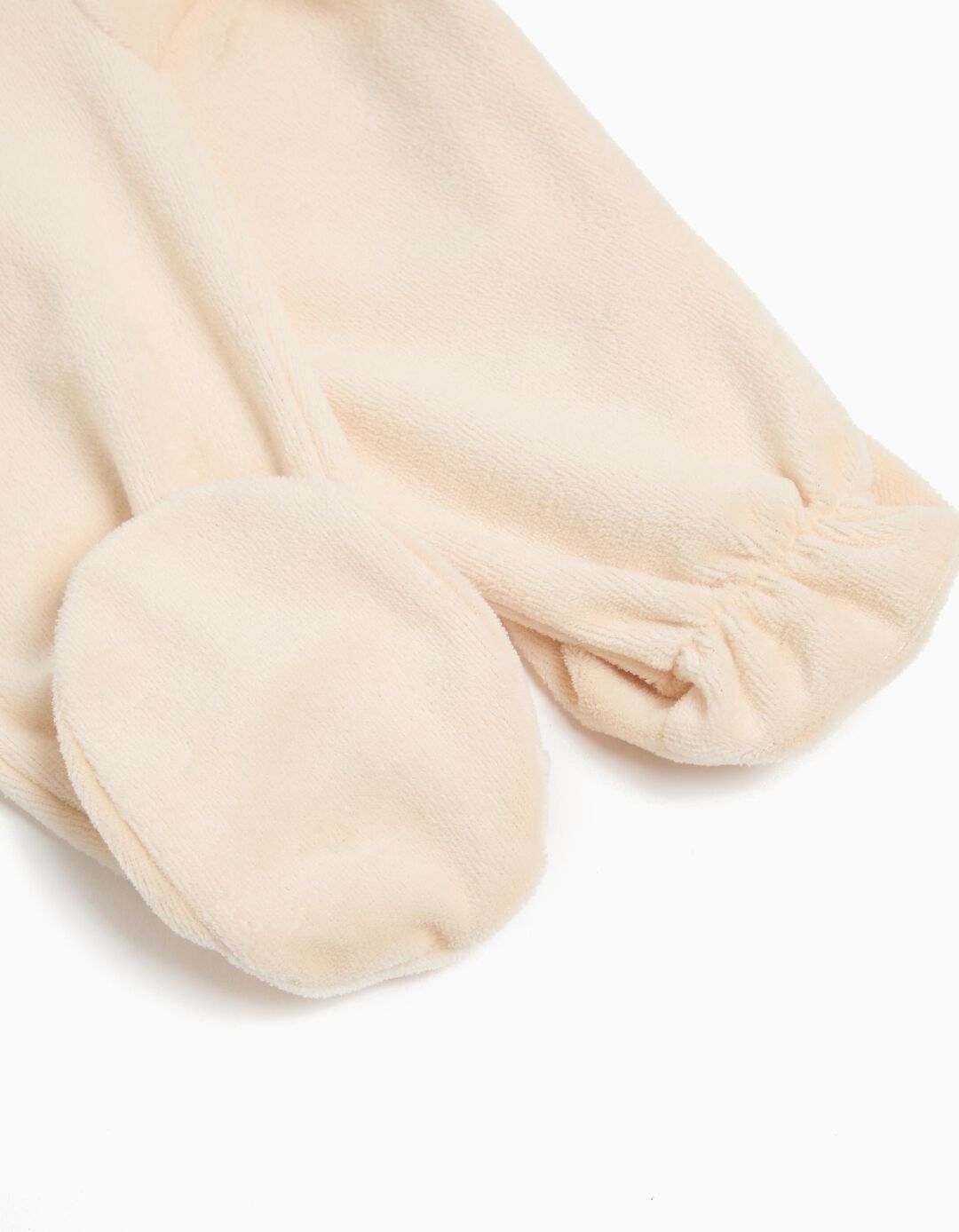 Babygrow Aveludado, Bebé, Bege