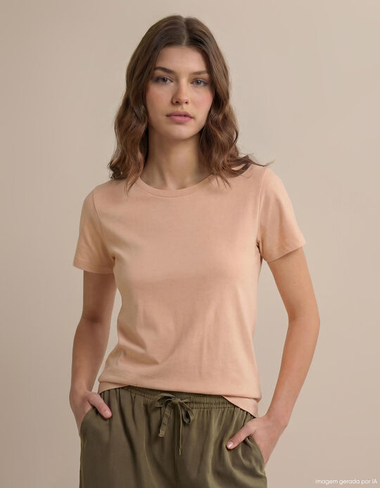 Comprar Online T-shirt, Mulher, Rosa