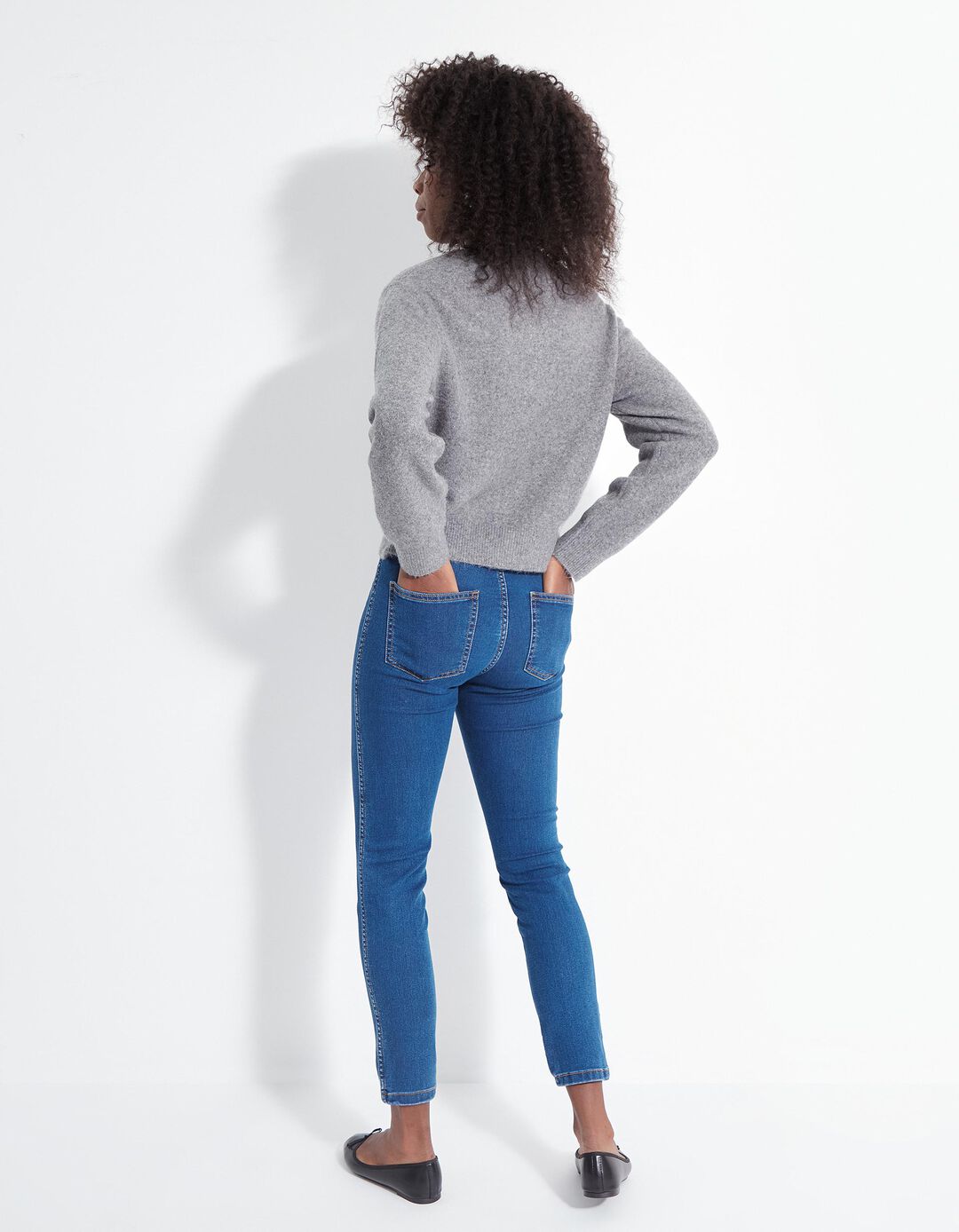 Calças Jeggings, Mulher, Azul