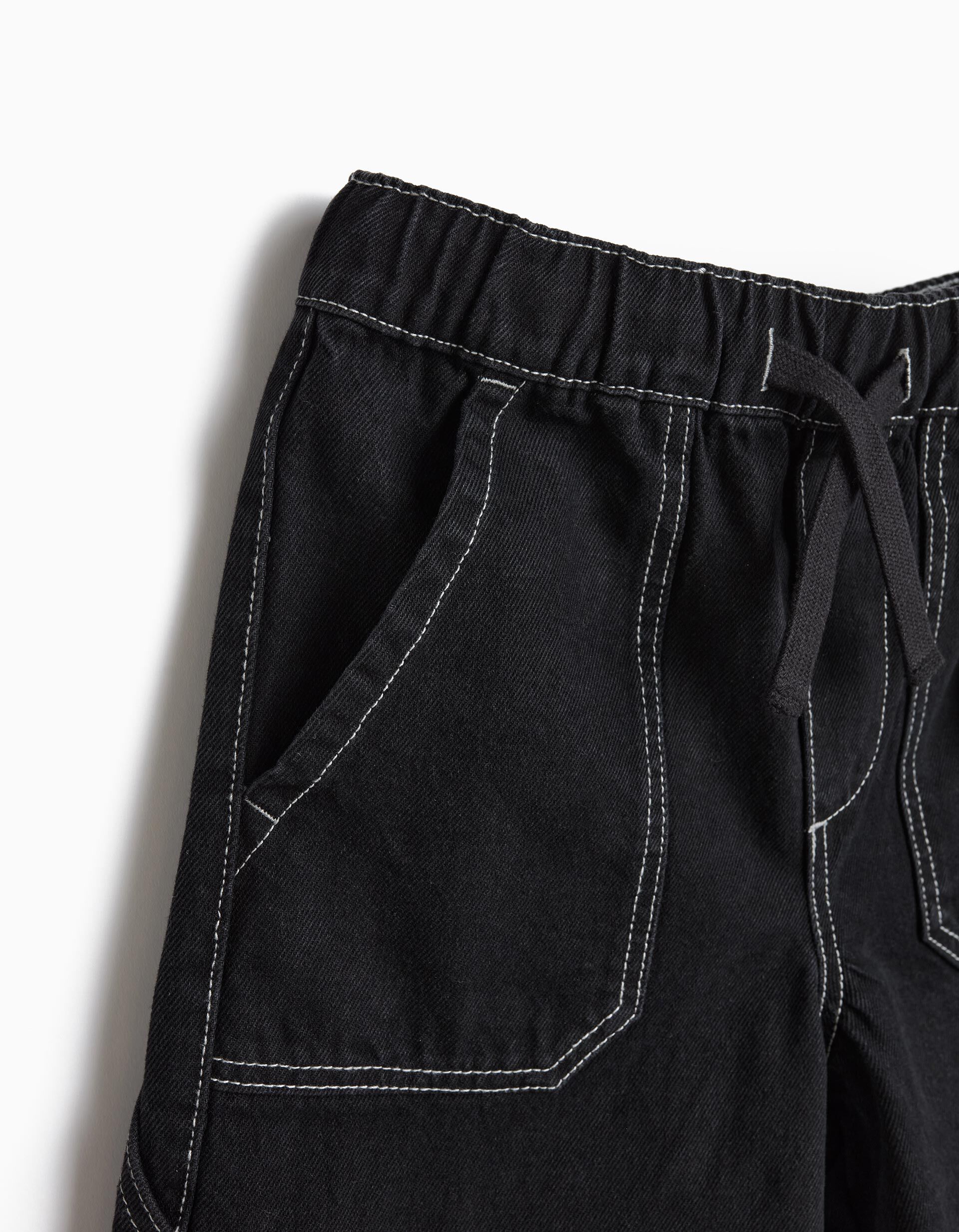 Comprar Online Cal&ccedil;&otilde;es de Ganga 'Loose Fit', Menino, Preto
