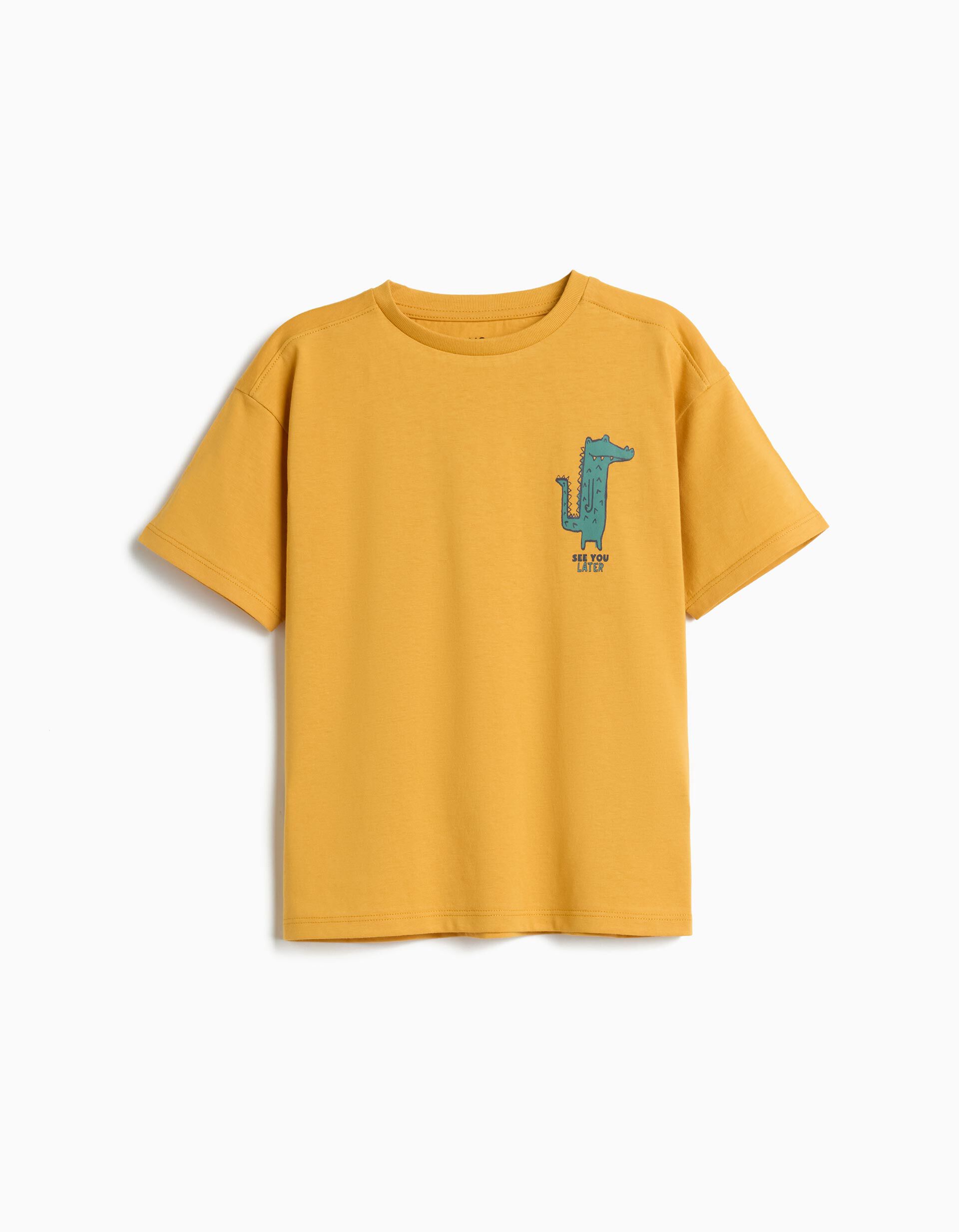 Comprar Online T-shirt Estampada, Menino, Amarelo
