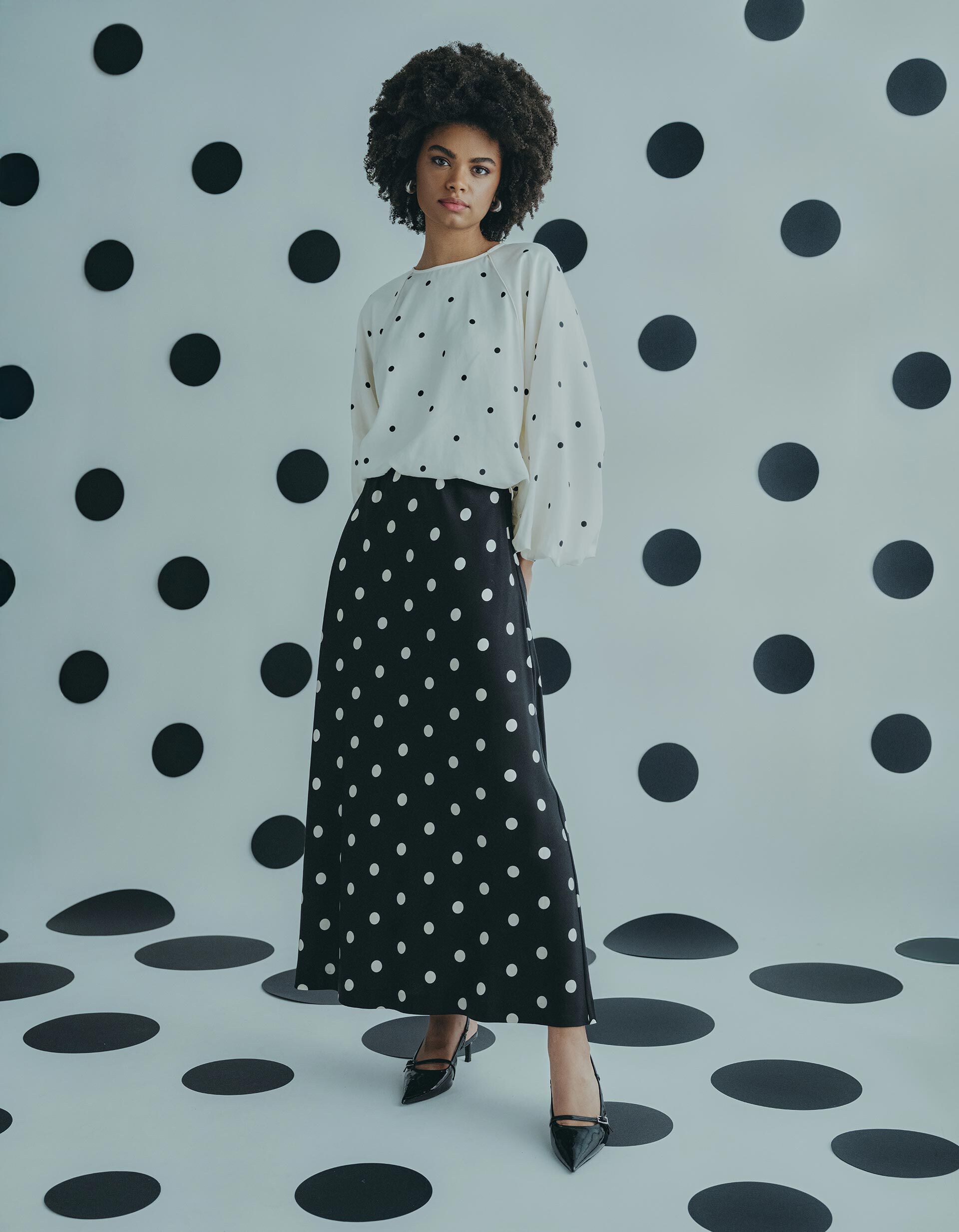 Comprar Online Saia Comprida Liocel, Mulher, Preto