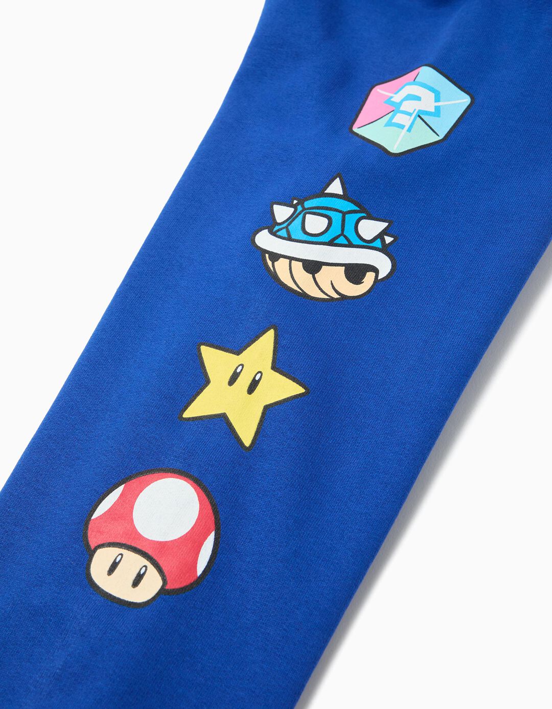 Cal&ccedil;as de Felpa 'Super Mario', Menino, Azul