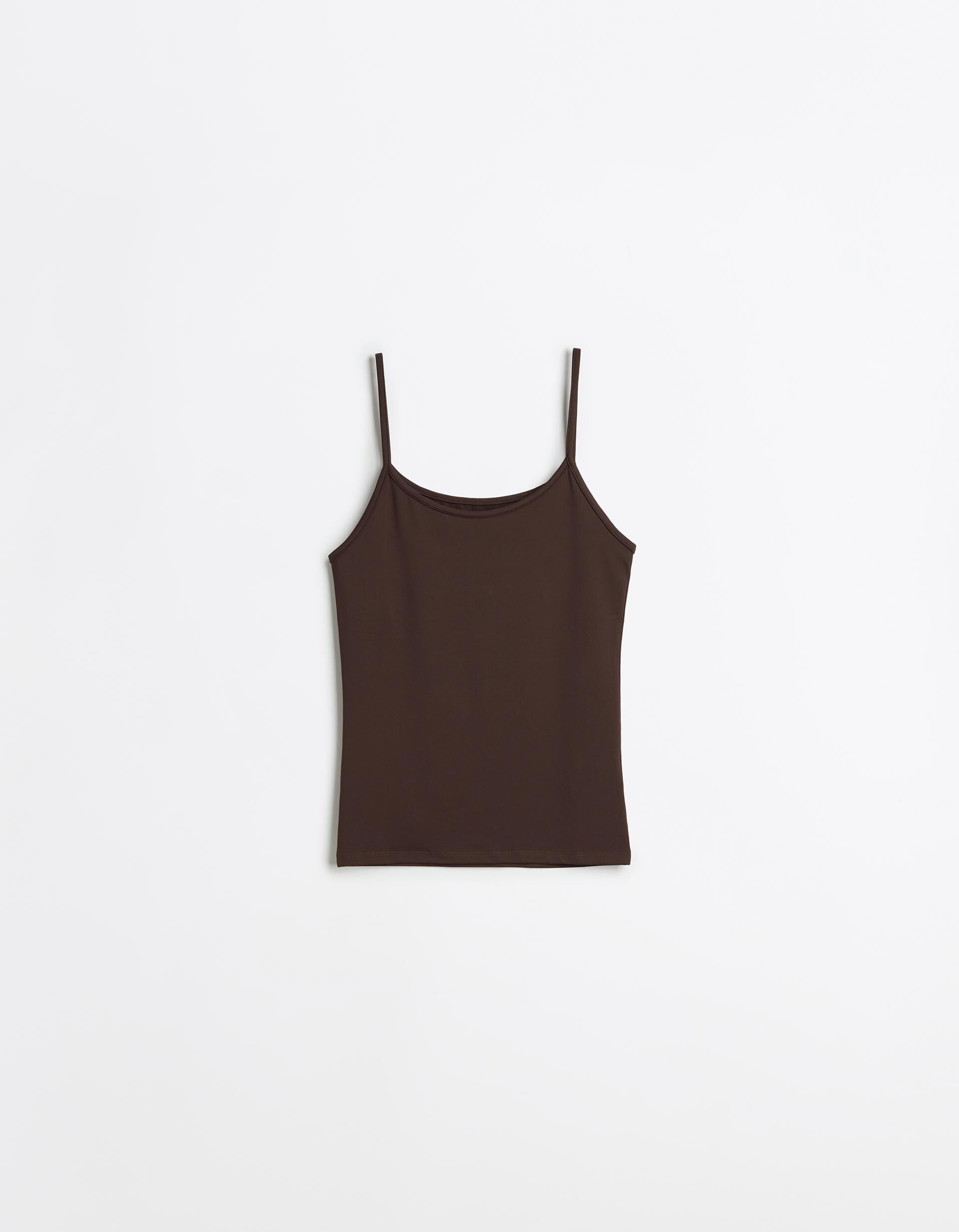 Comprar Online Top de Al&ccedil;as, Mulher, Castanho