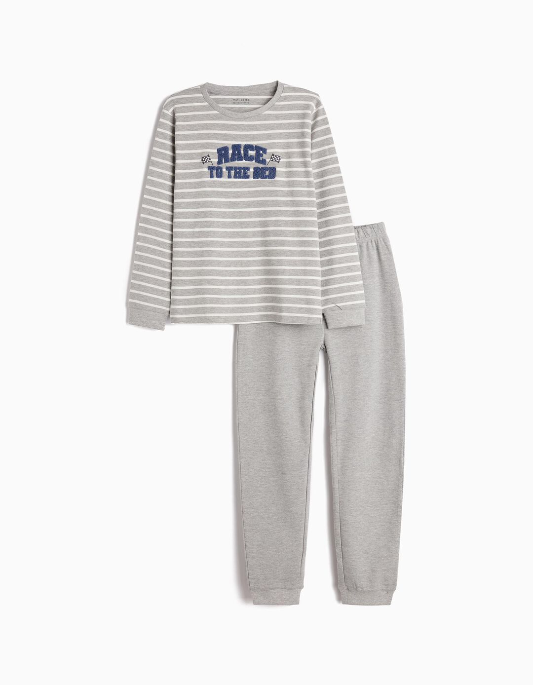 Pijama, Menino, Cinzento