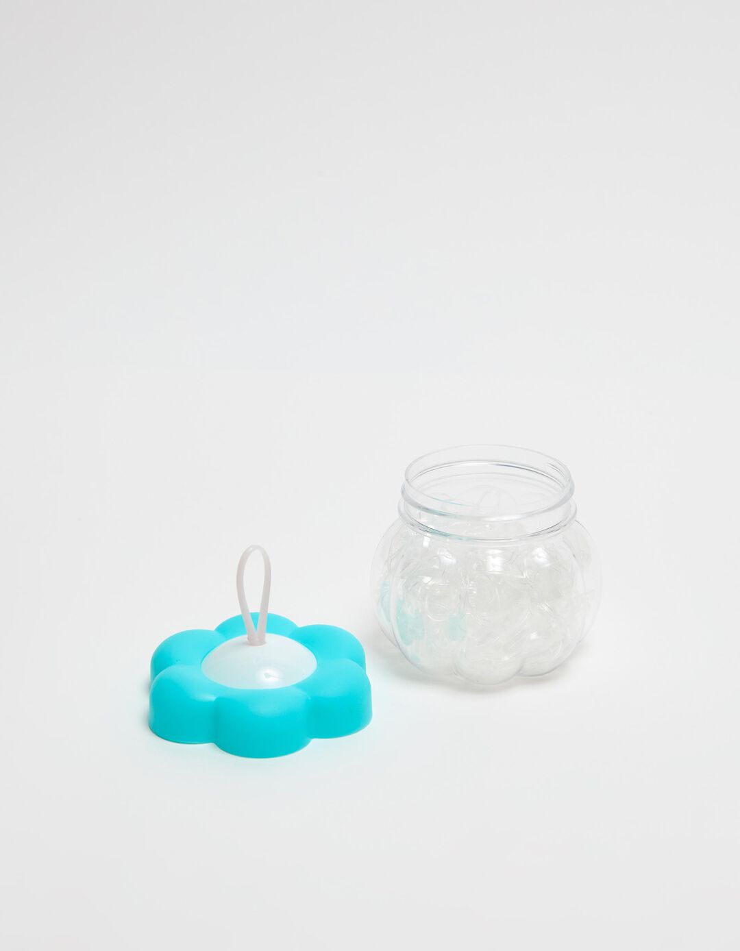 Pack 180 Mini Elásticos, Menina, Transparentes