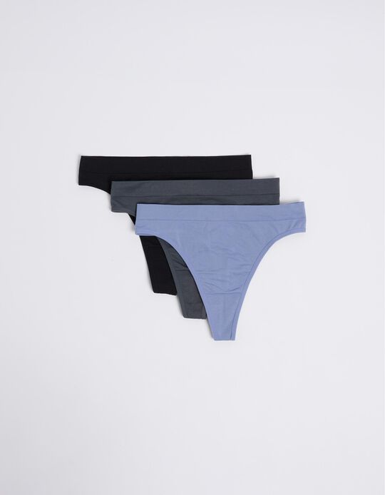 Comprar Online Pack 3 Cuecas Brasileiras, Mulher, Azul