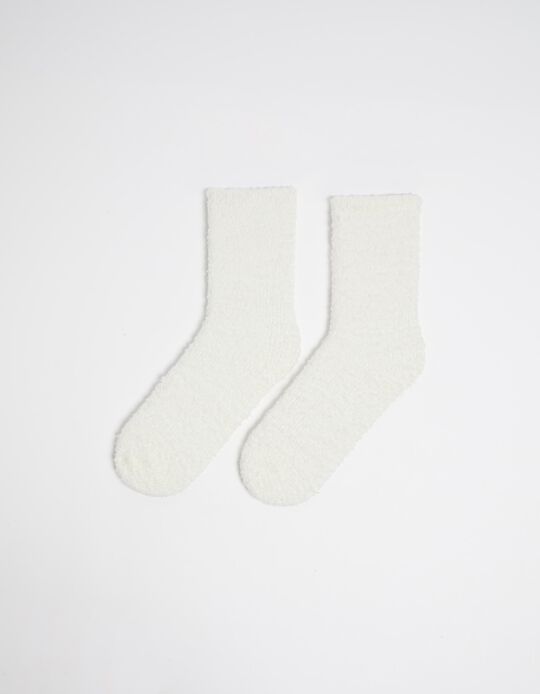 Comprar Online Meias Aconchegantes, Mulher, Branco