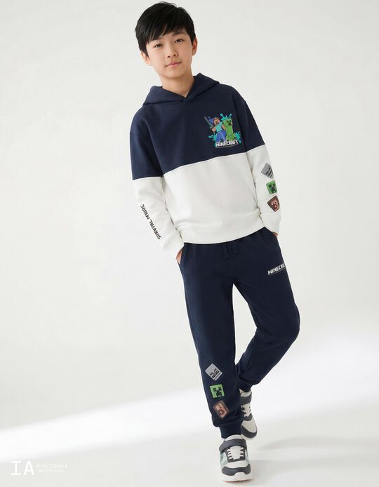 Comprar Online Joggers de Felpa 'Minecraft', Menino, Azul Escuro