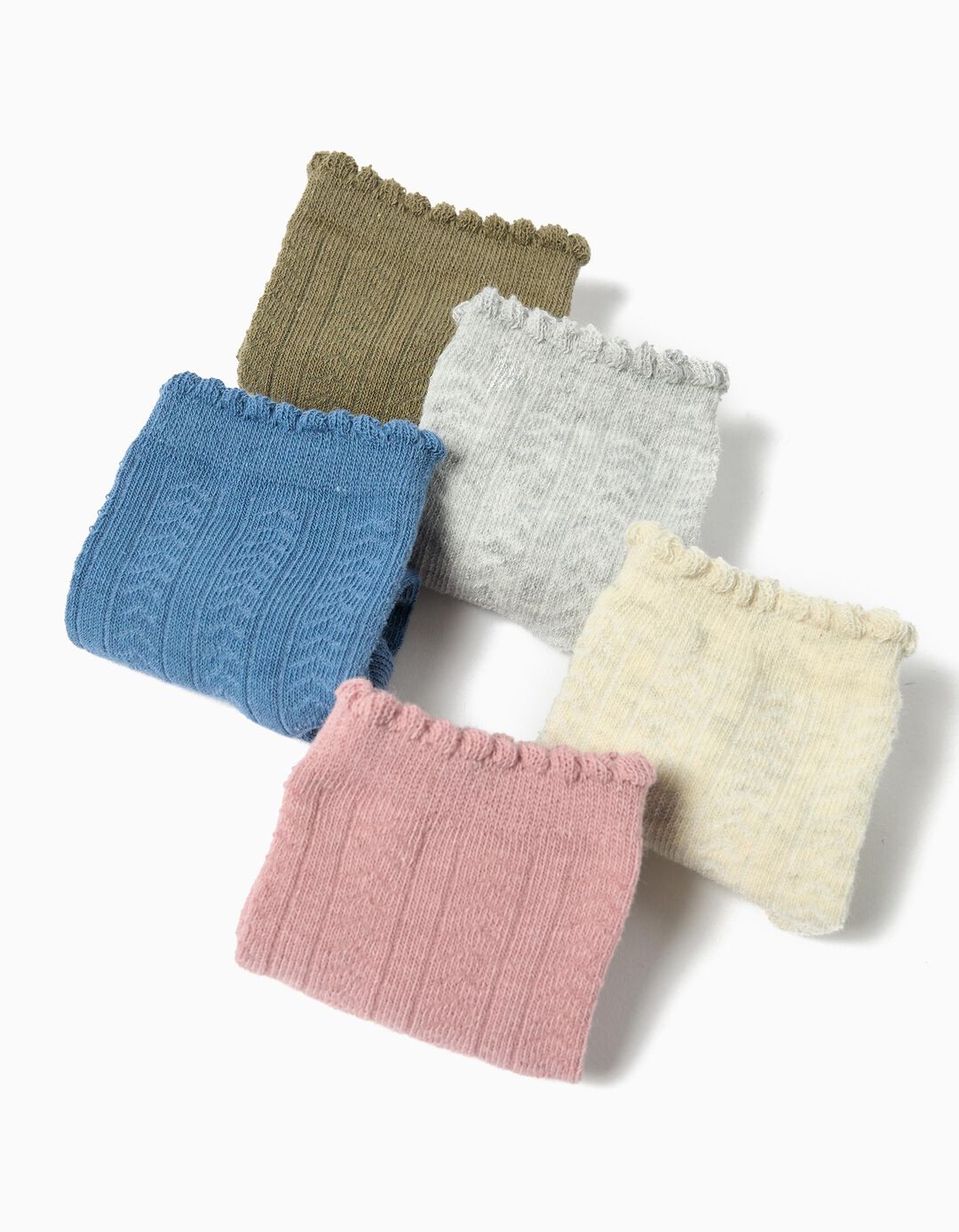 Pack 5 Pares de Meias, Menina, Multicolor