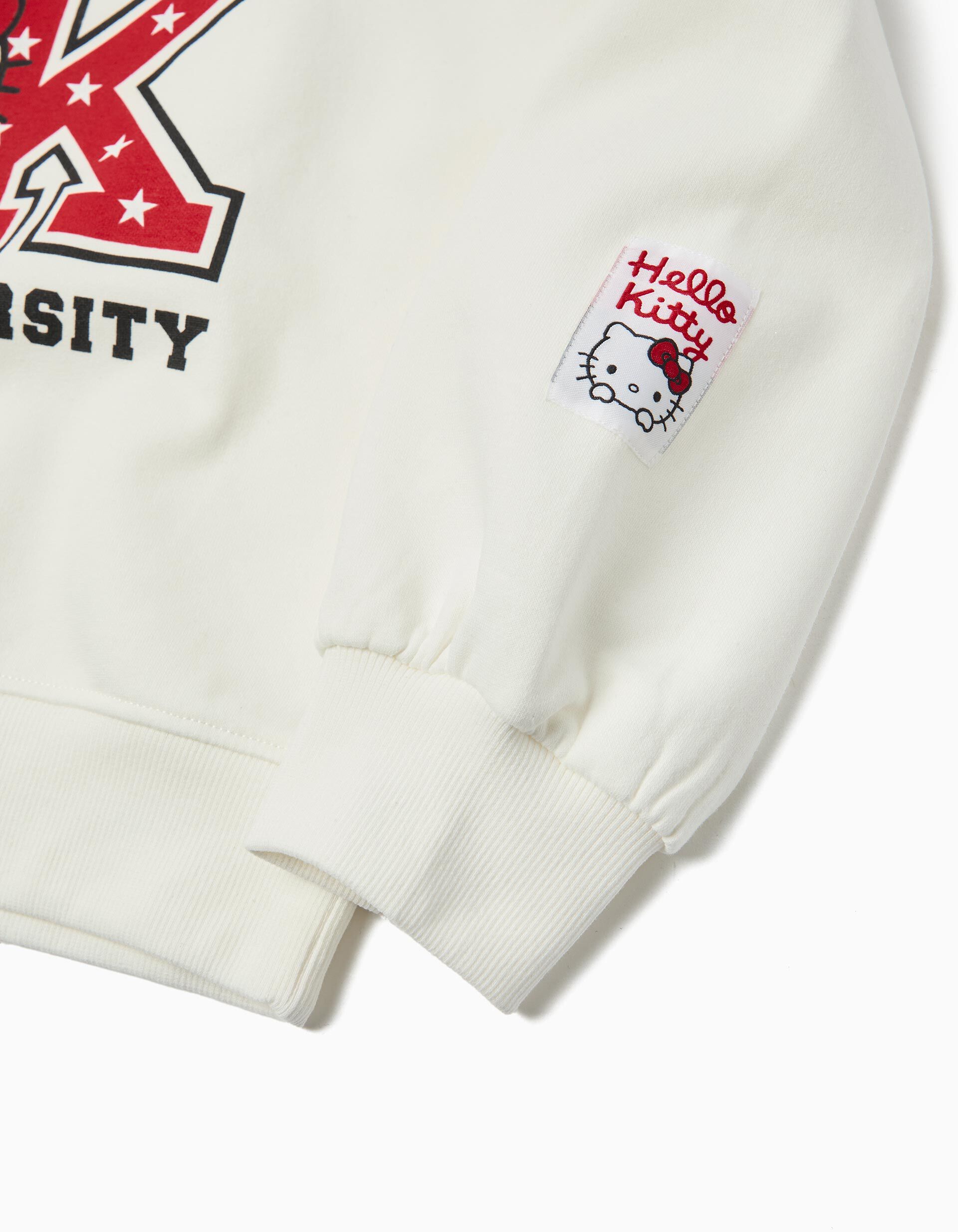 Comprar Online Sweatshirt 'Hello Kitty', Menina, Branco