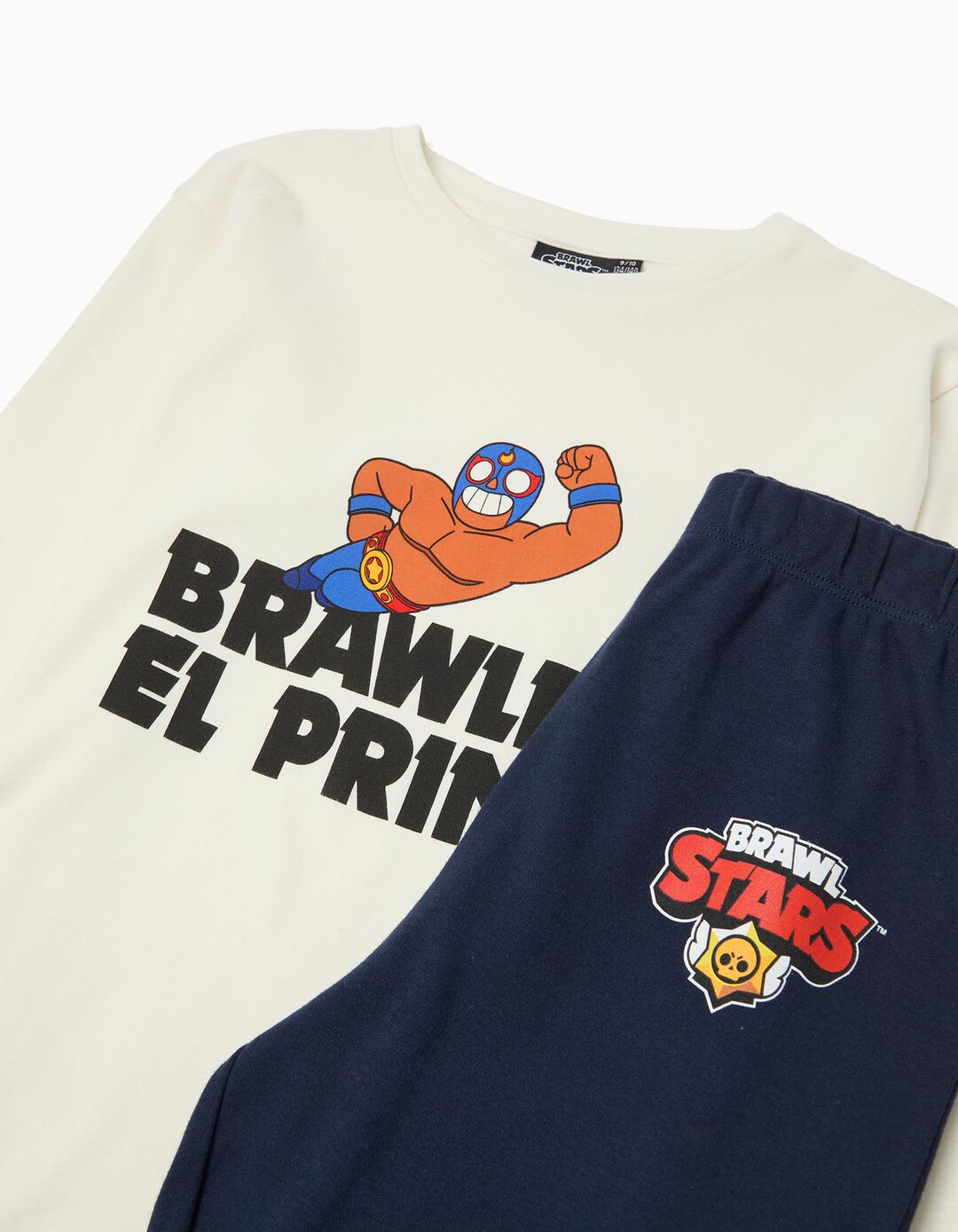 Pijama 'Brawl Stars', Menino, Branco 