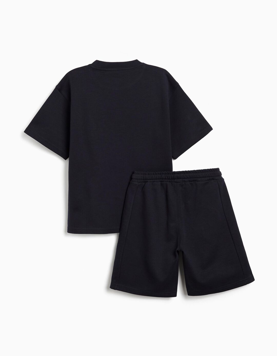Conjunto T-Shirt e Calções, Menino, Azul Escuro