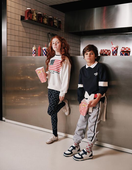 Comprar Online Cal&ccedil;as de Jogging, Menino, Cinzento Claro