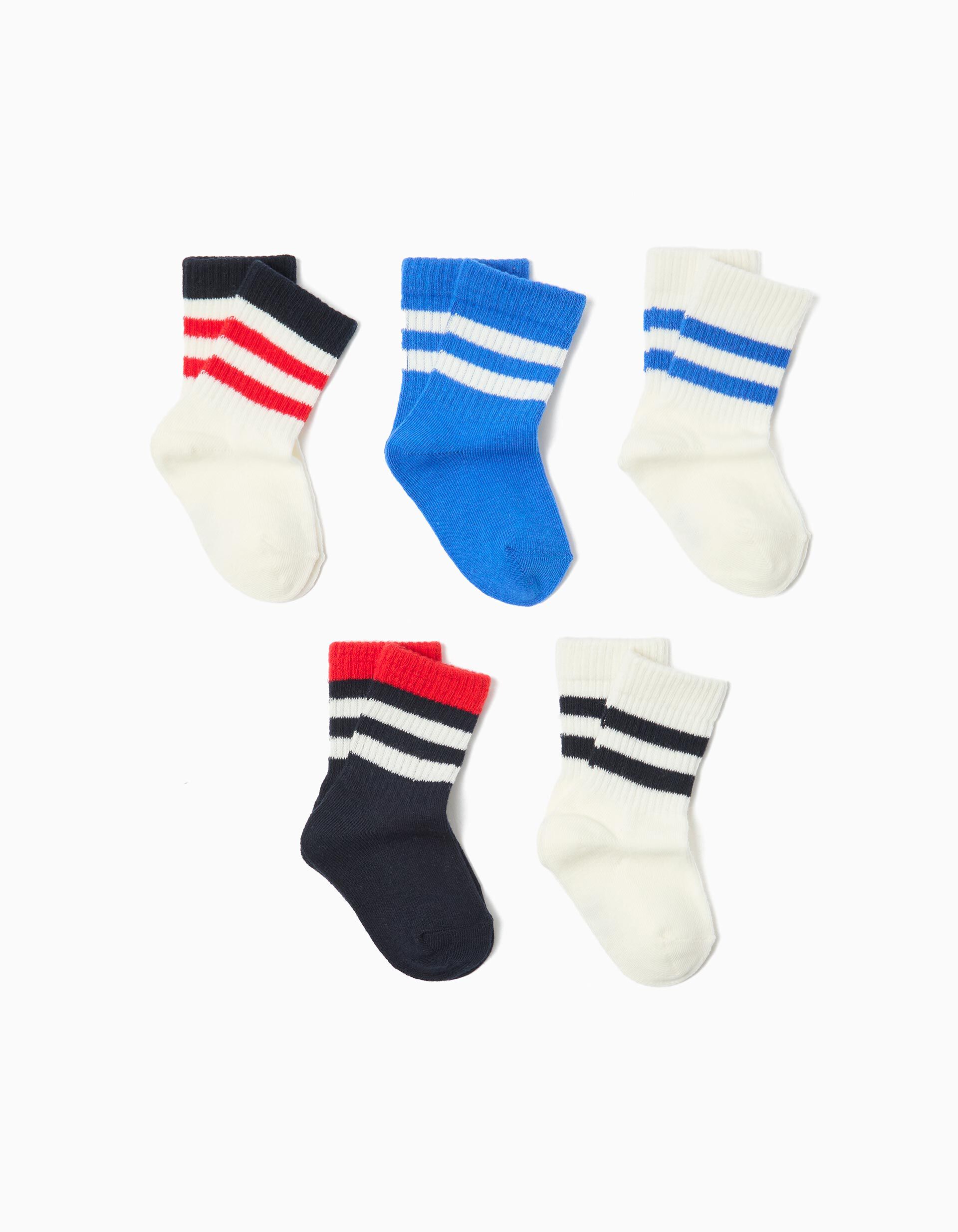 Comprar Online Pack 5 Pares de Meias, Menino, Multicor