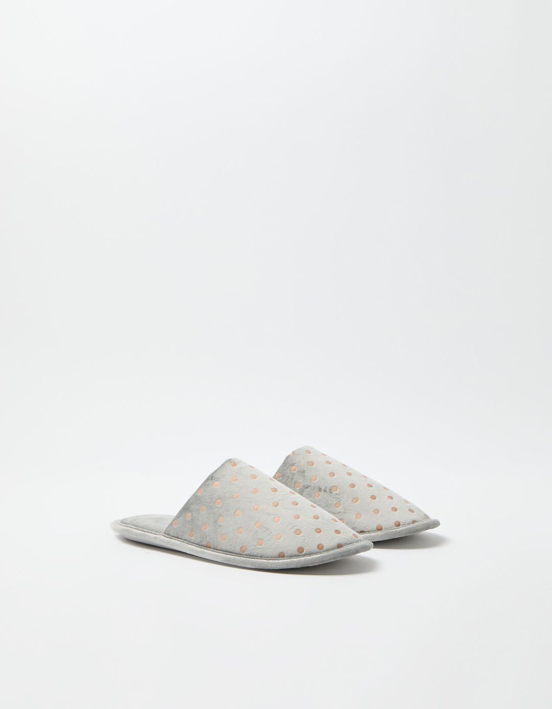 Chinelos de Quarto, Mulher, Cinzento