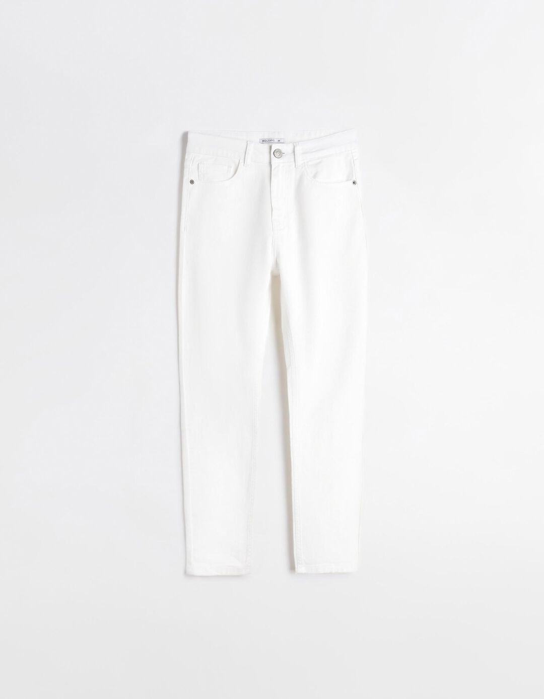 Calças de Ganga 'Skinny', Mulher, Branco