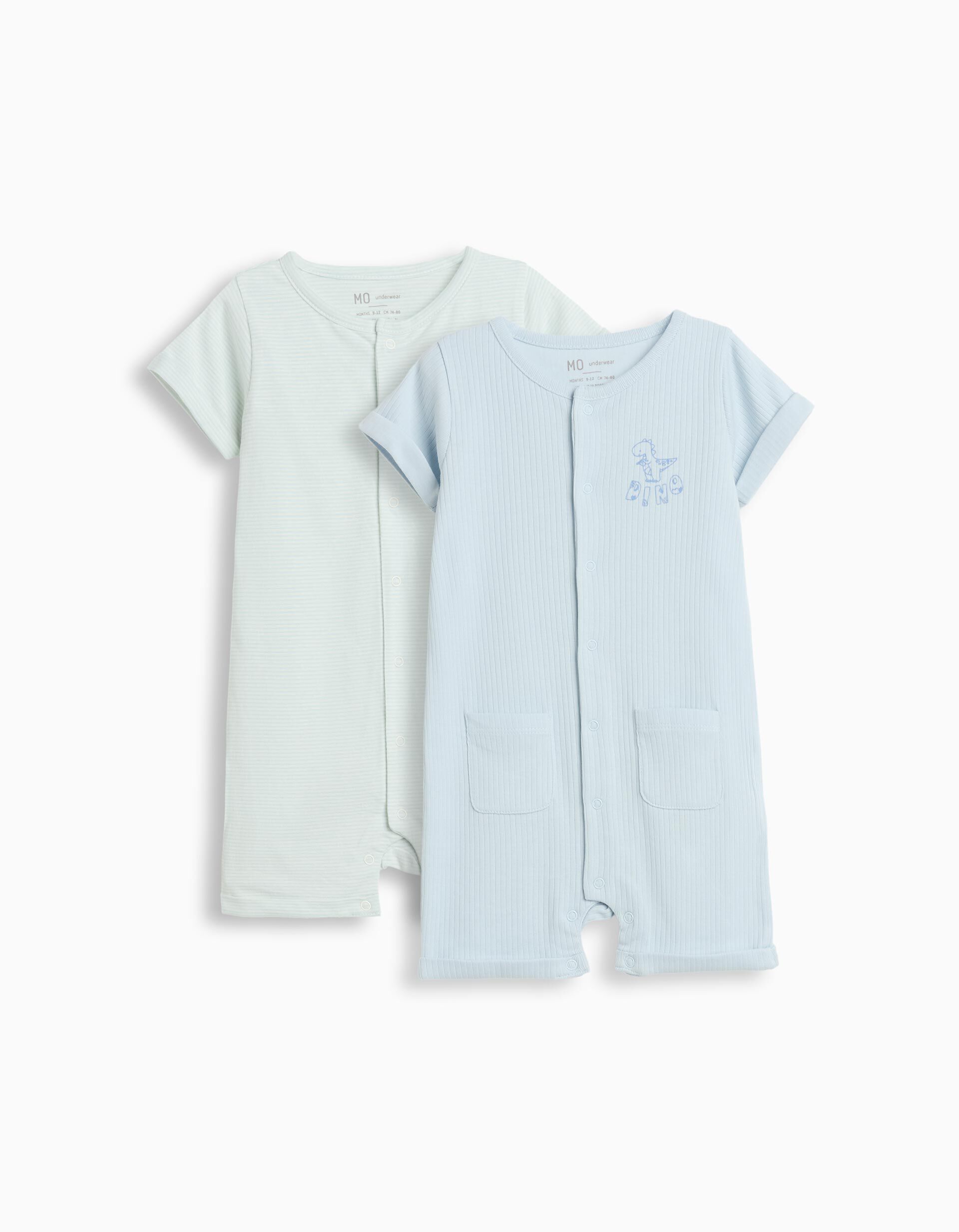 Comprar Online Pack 2 Macac&otilde;es, Menino, Azul Claro