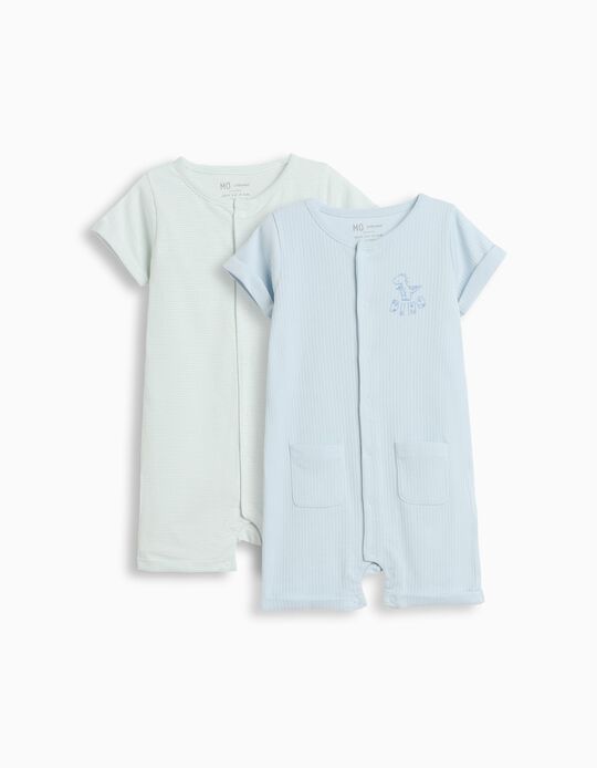 Comprar Online Pack 2 Macac&otilde;es, Menino, Azul Claro