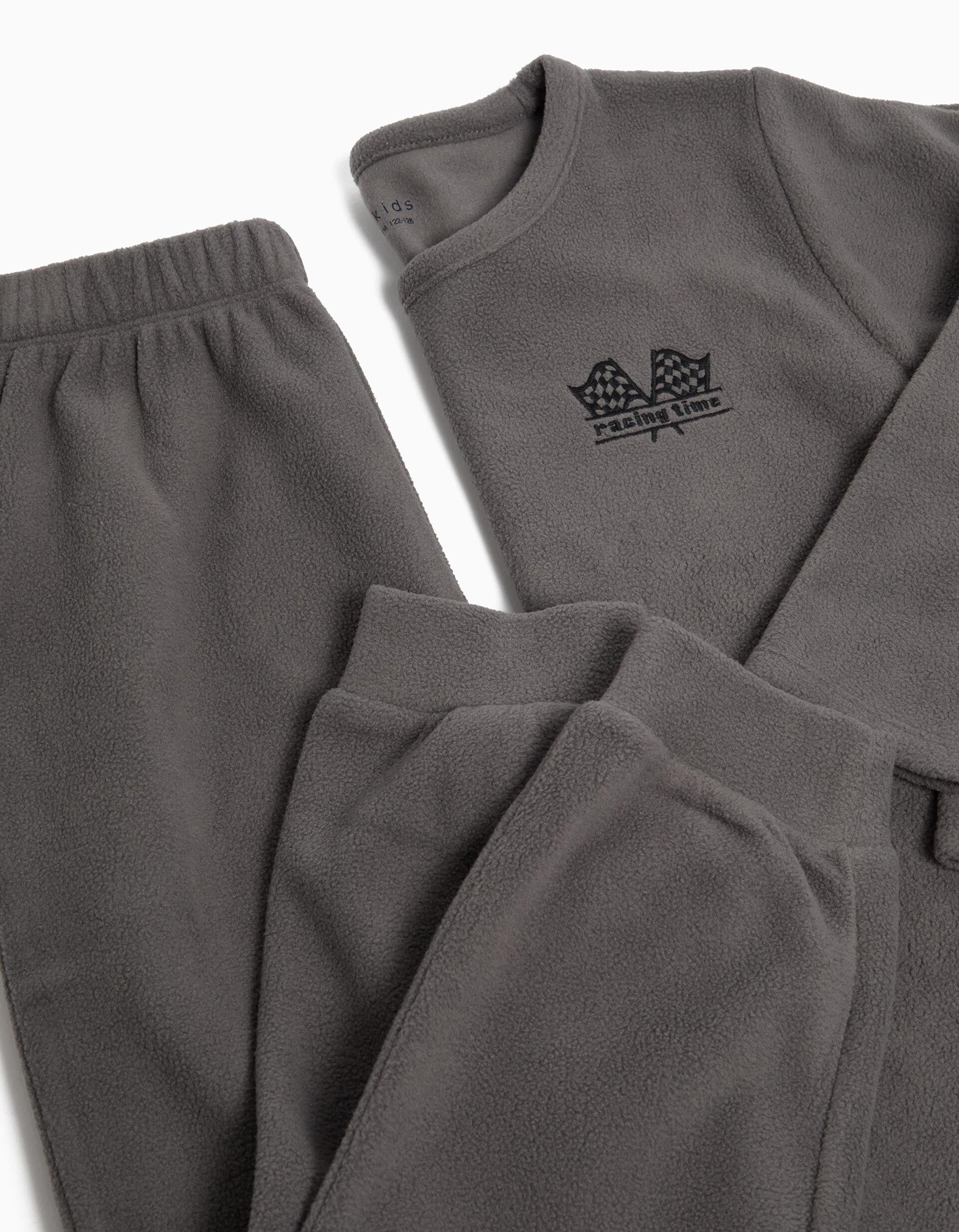 Comprar Online Pijama Polar, Menino, Cinzento Escuro