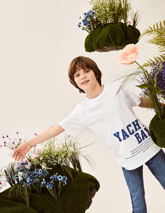 Comprar Online T-shirt Estampado, Menino, Branco