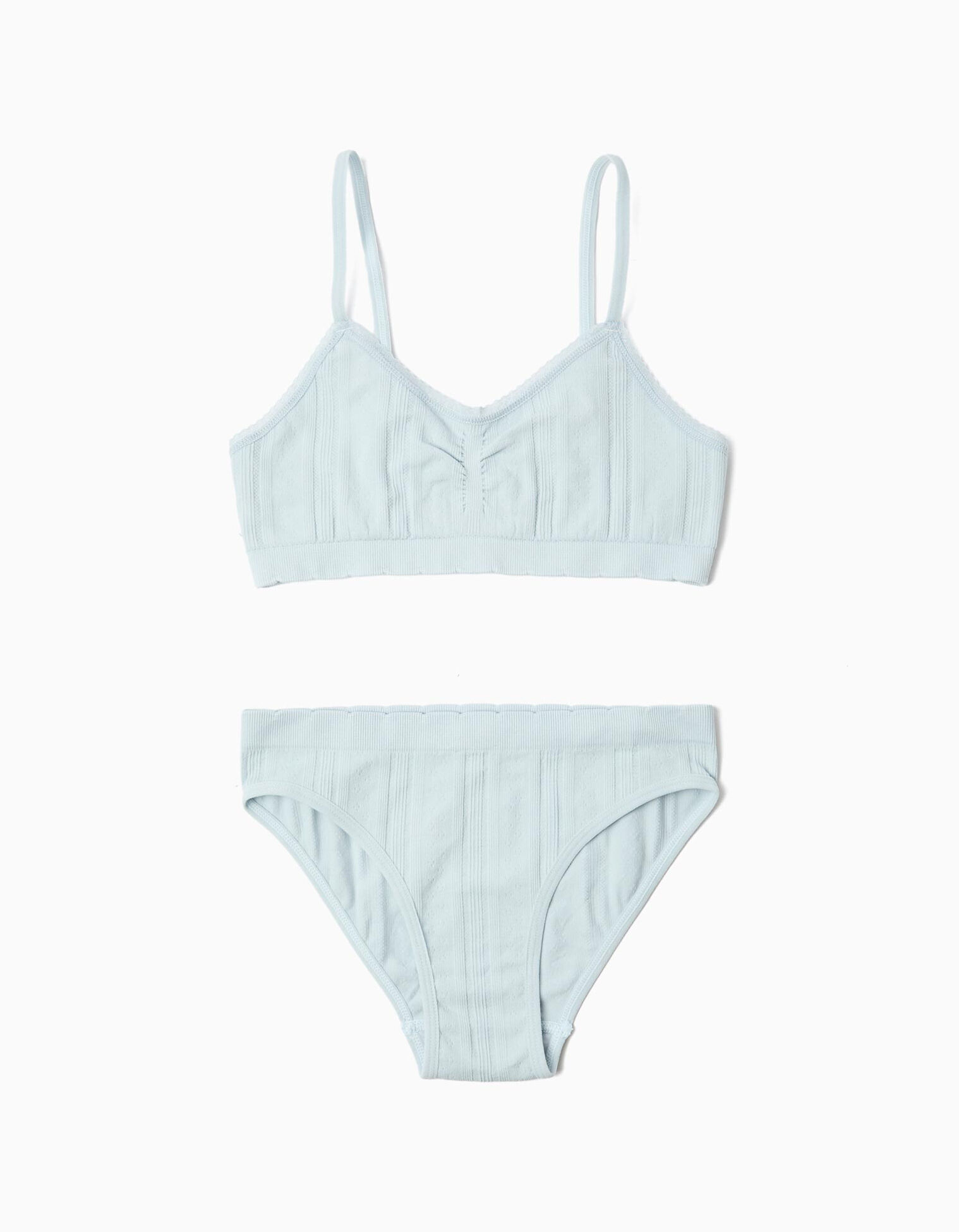 Comprar Online Conjunto Soutien e Cuecas, Menina, Azul Claro