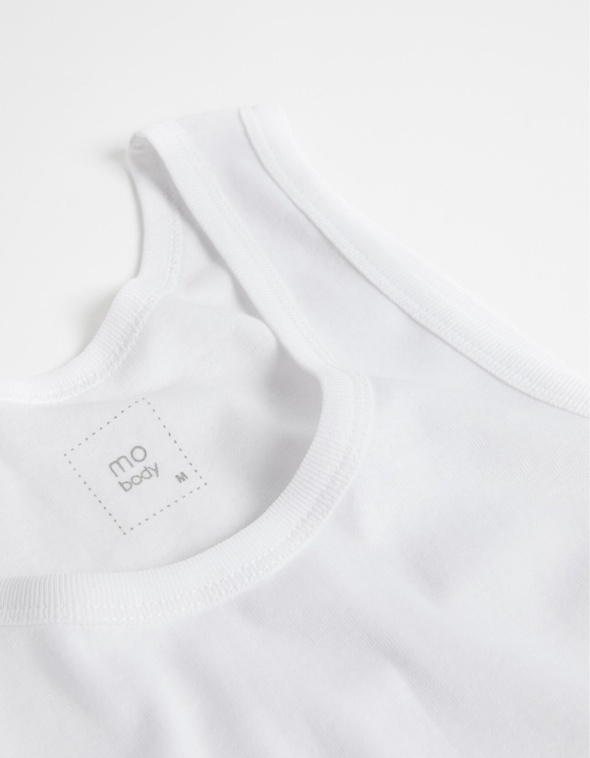 Comprar Online 2 Sleeveless Undershirts Pack, Men, White