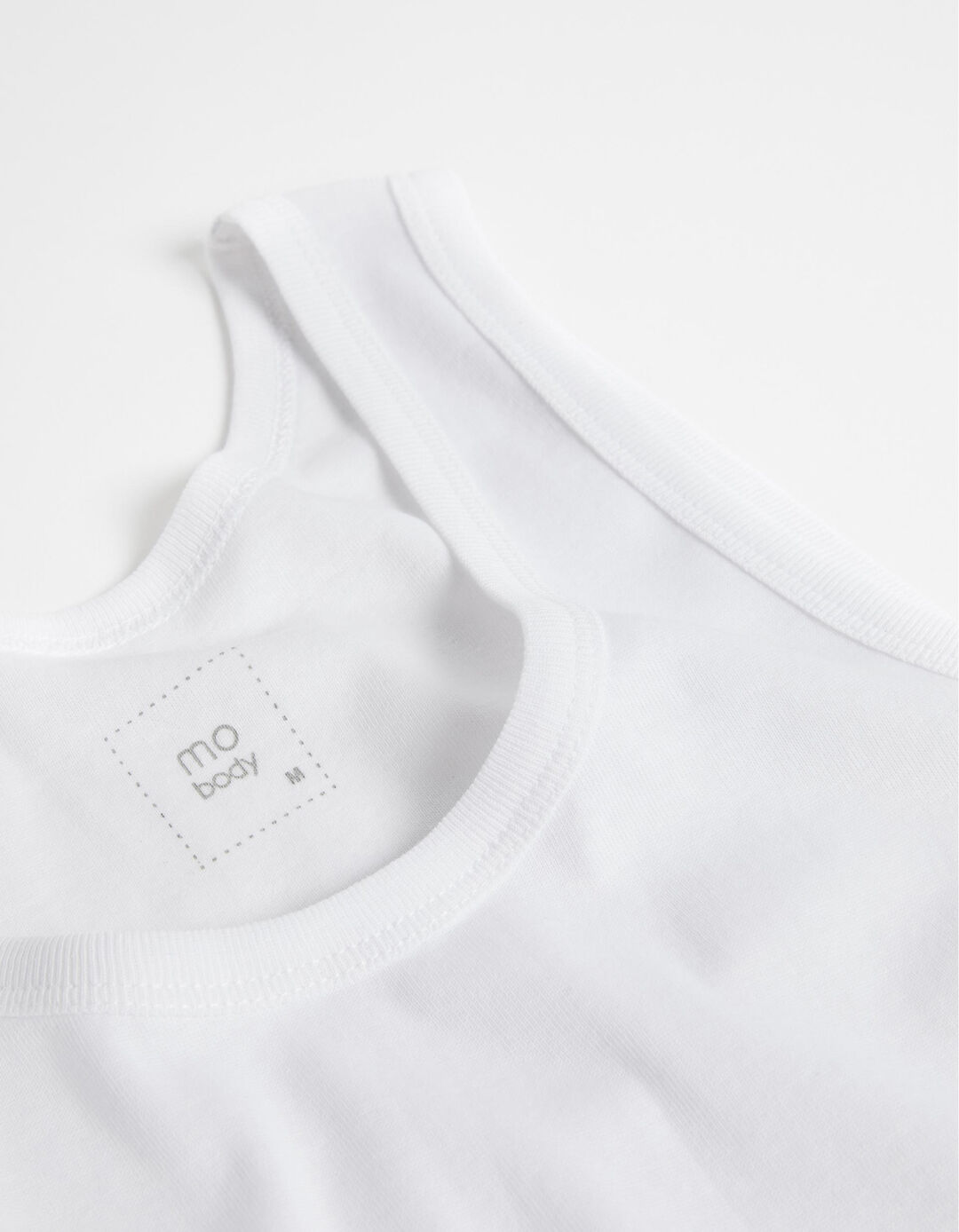Pack 2 Camisolas Interiores sem Mangas, Homem, Branco