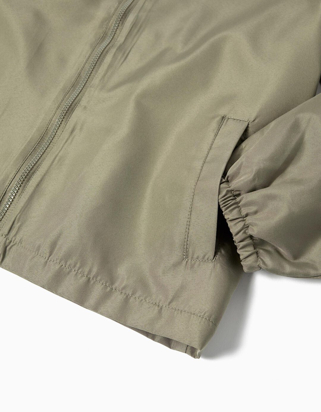 Parka com Capuz, Menino, Verde