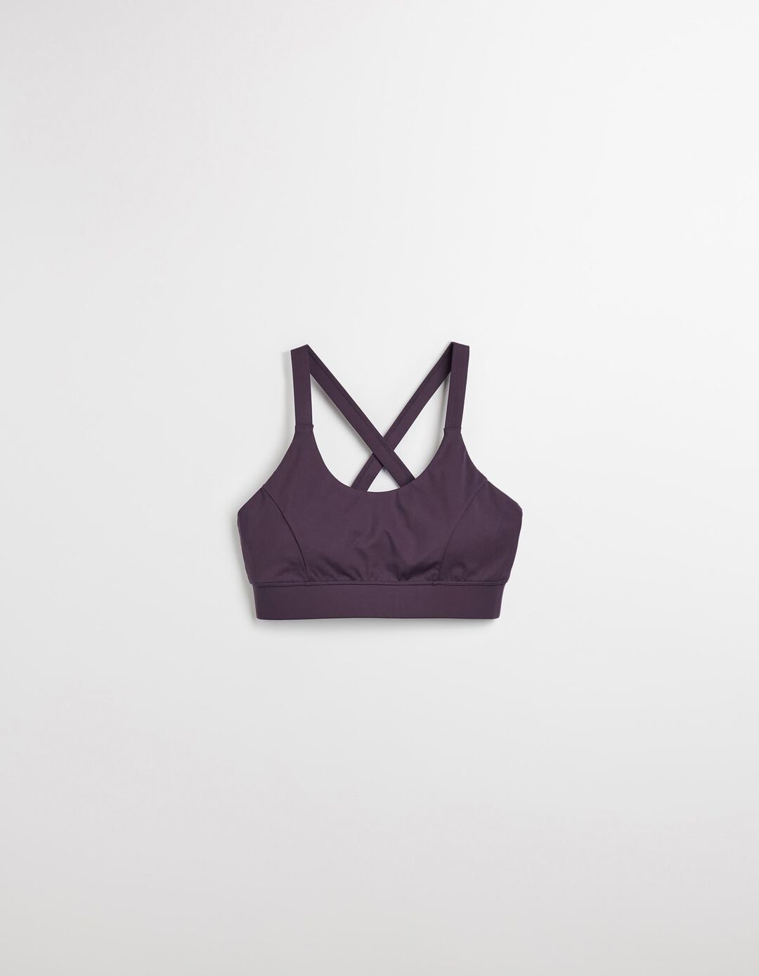 Top de Desporto, Mulher, Roxo Escuro 