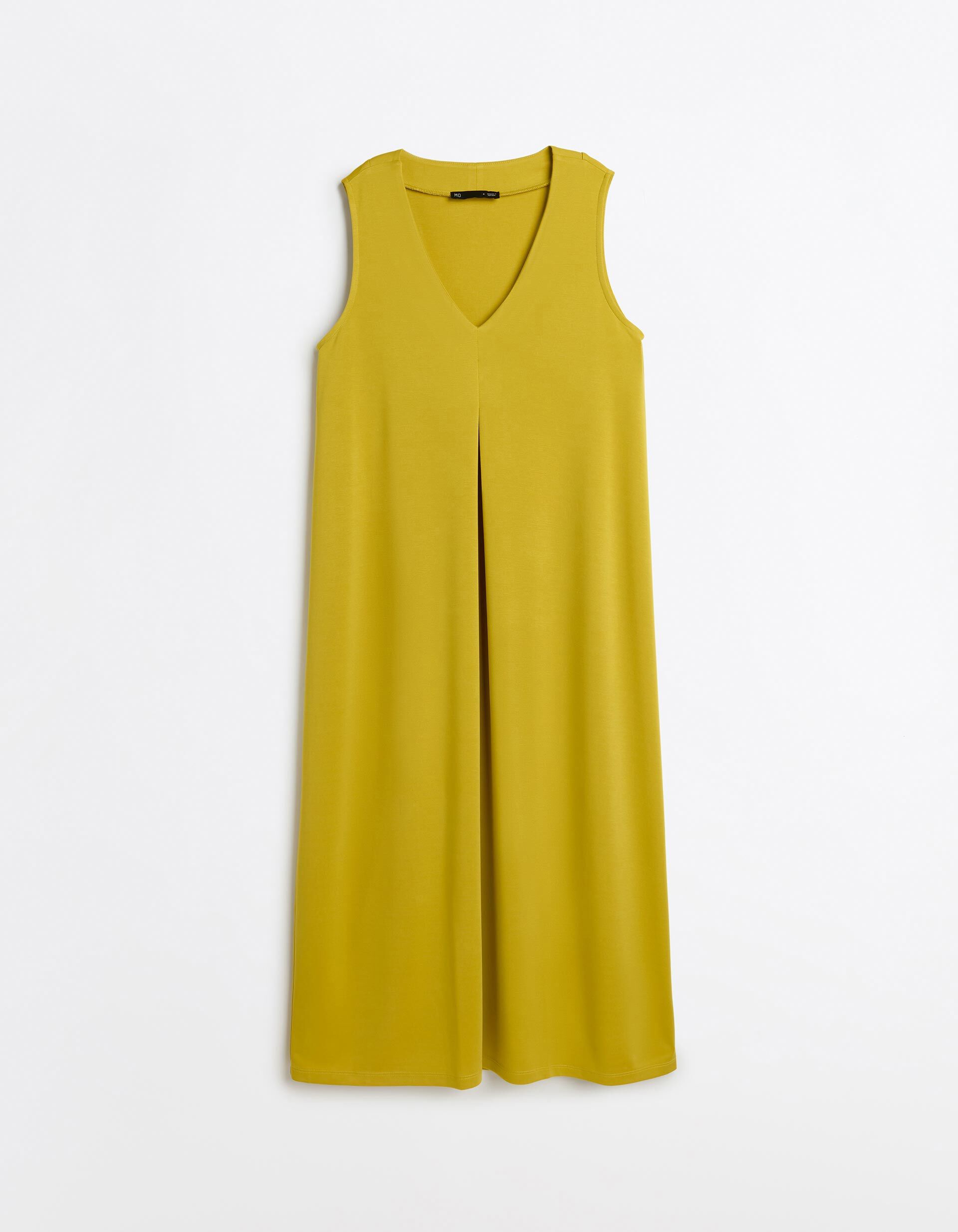 Comprar Online Vestido Comprido, Mulher, Amarelo