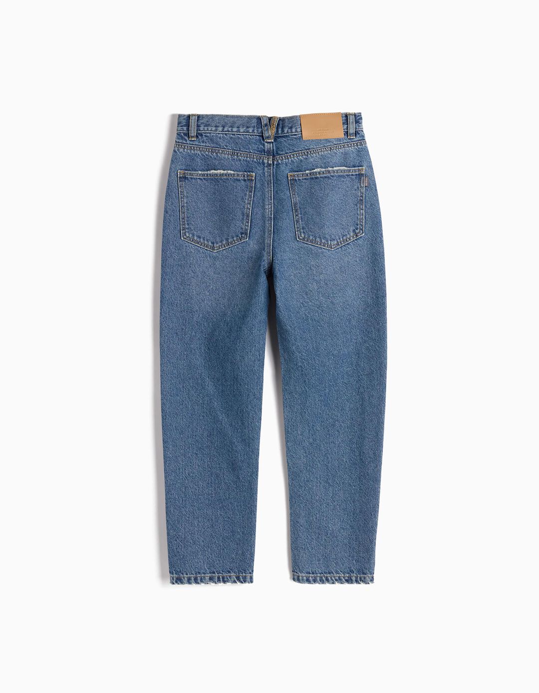 Calças de Ganga 'Mom Fit', Menina, Azul