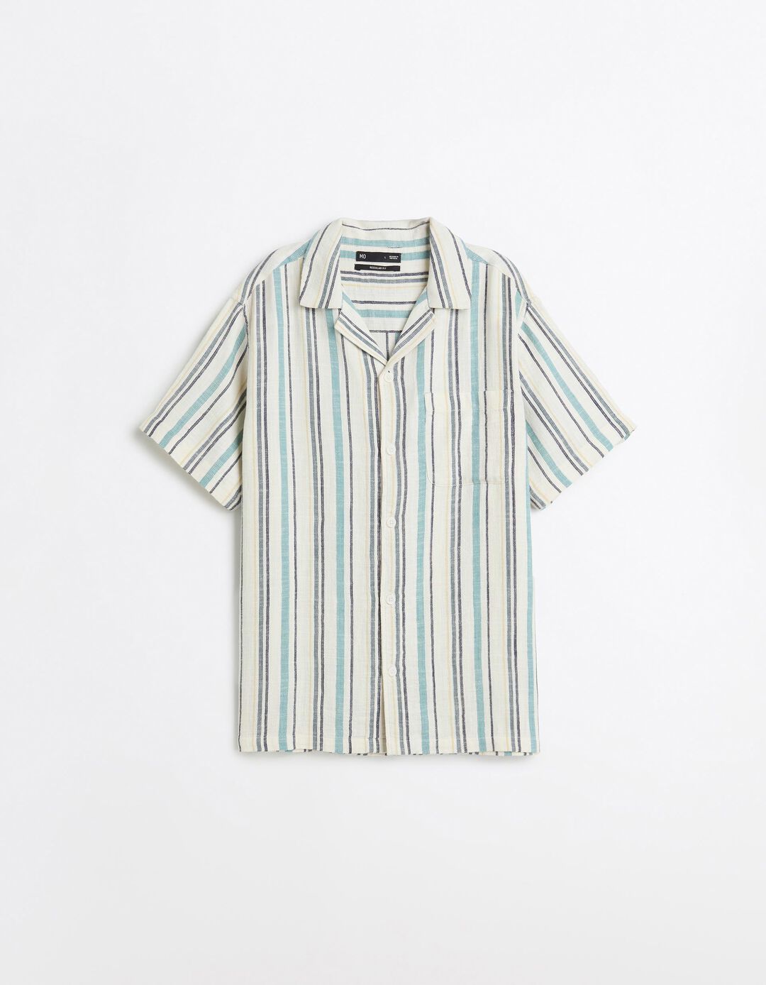 Camisa Riscas, Homem, Azul