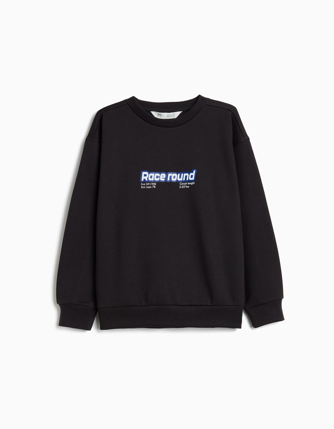 Sweatshirt de Felpa, Menino, Preto