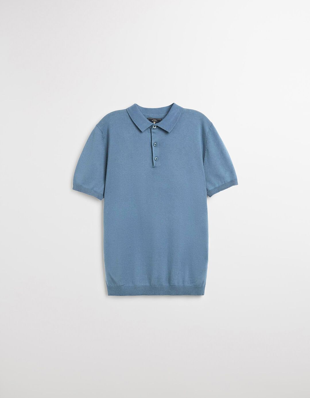 Polo de Malha, Homem, Azul