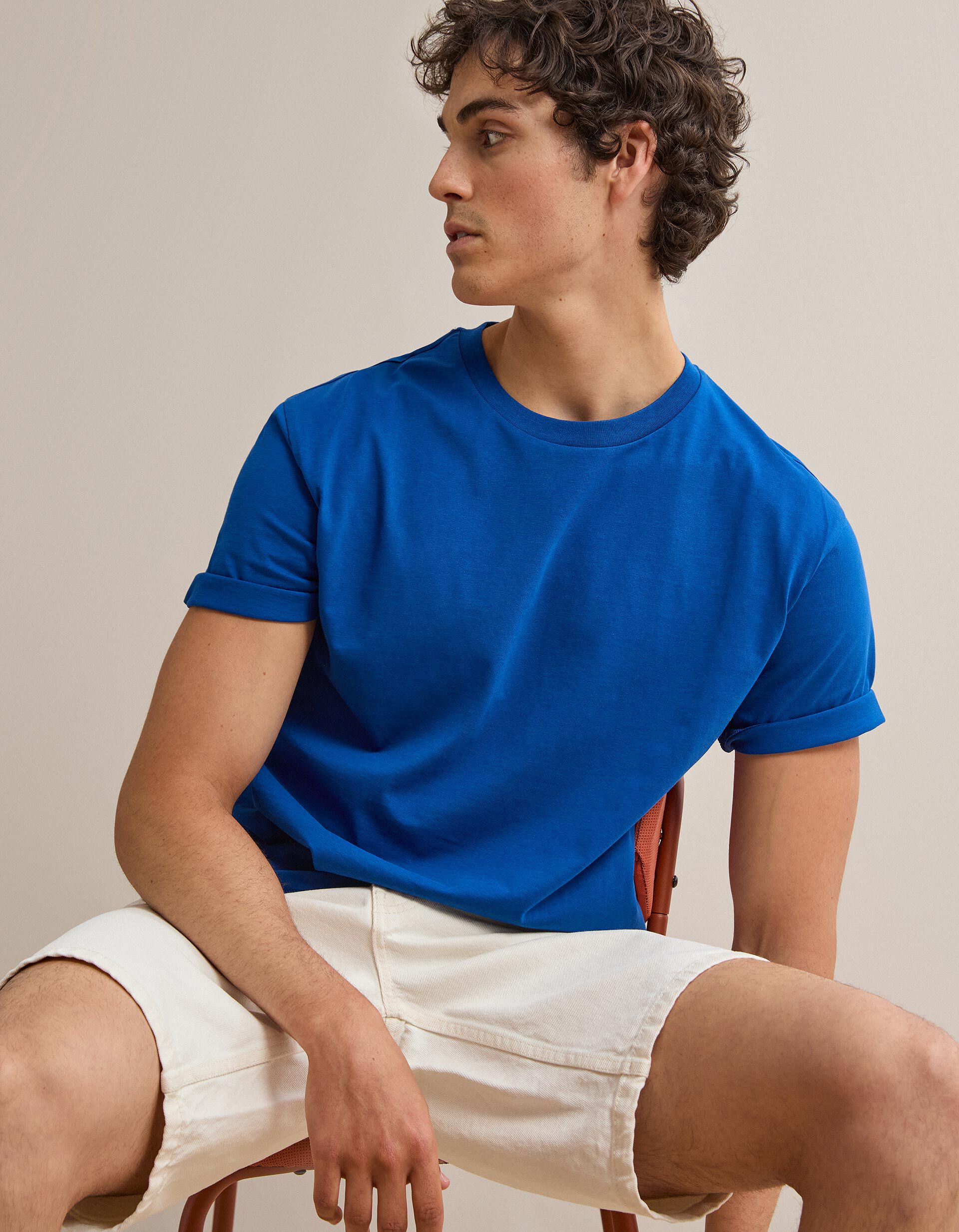 Comprar Online T-shirt Manga Curta, Homem, Azul Escuro