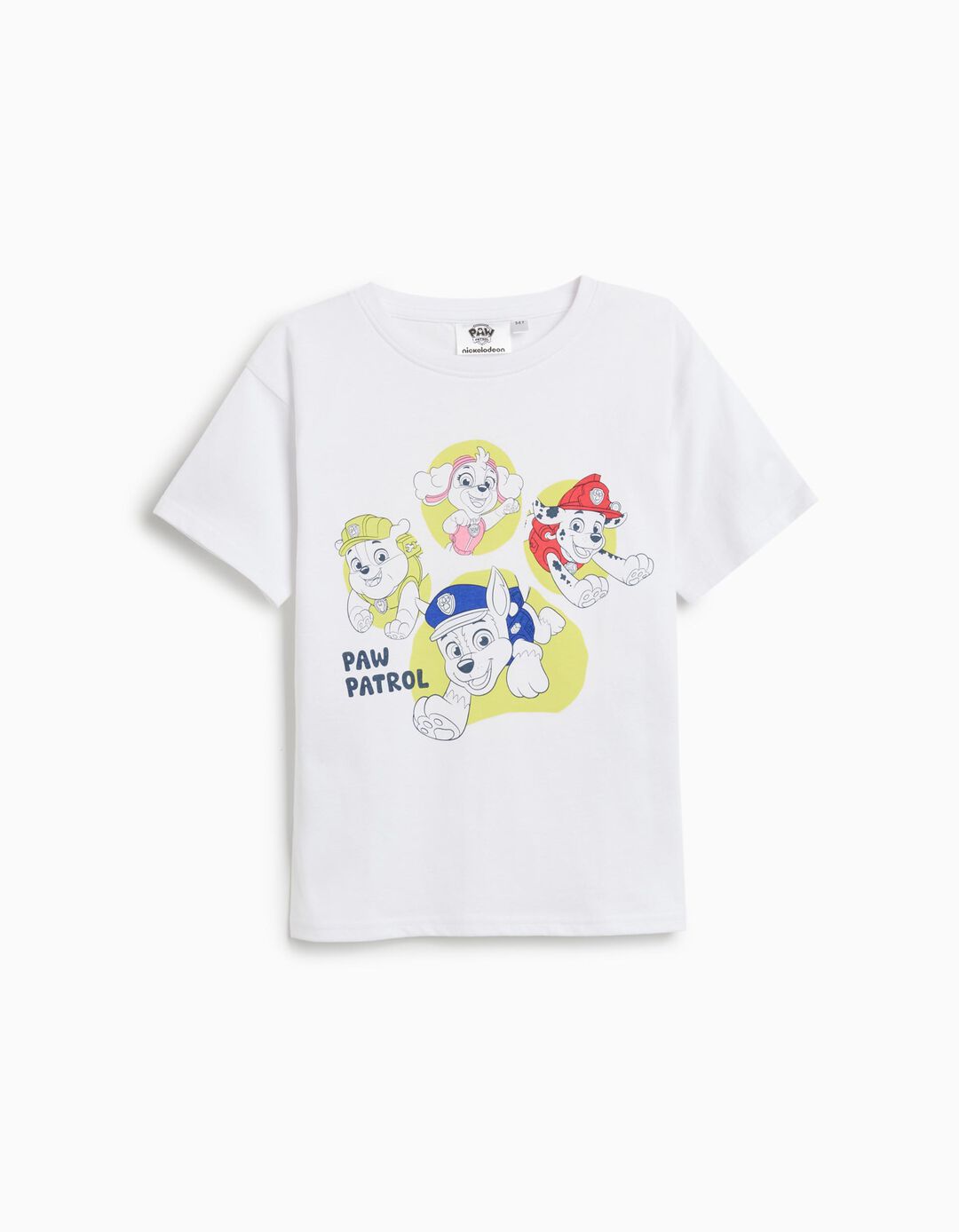 T-shirt 'Patrulha Pata', Menino, Branco